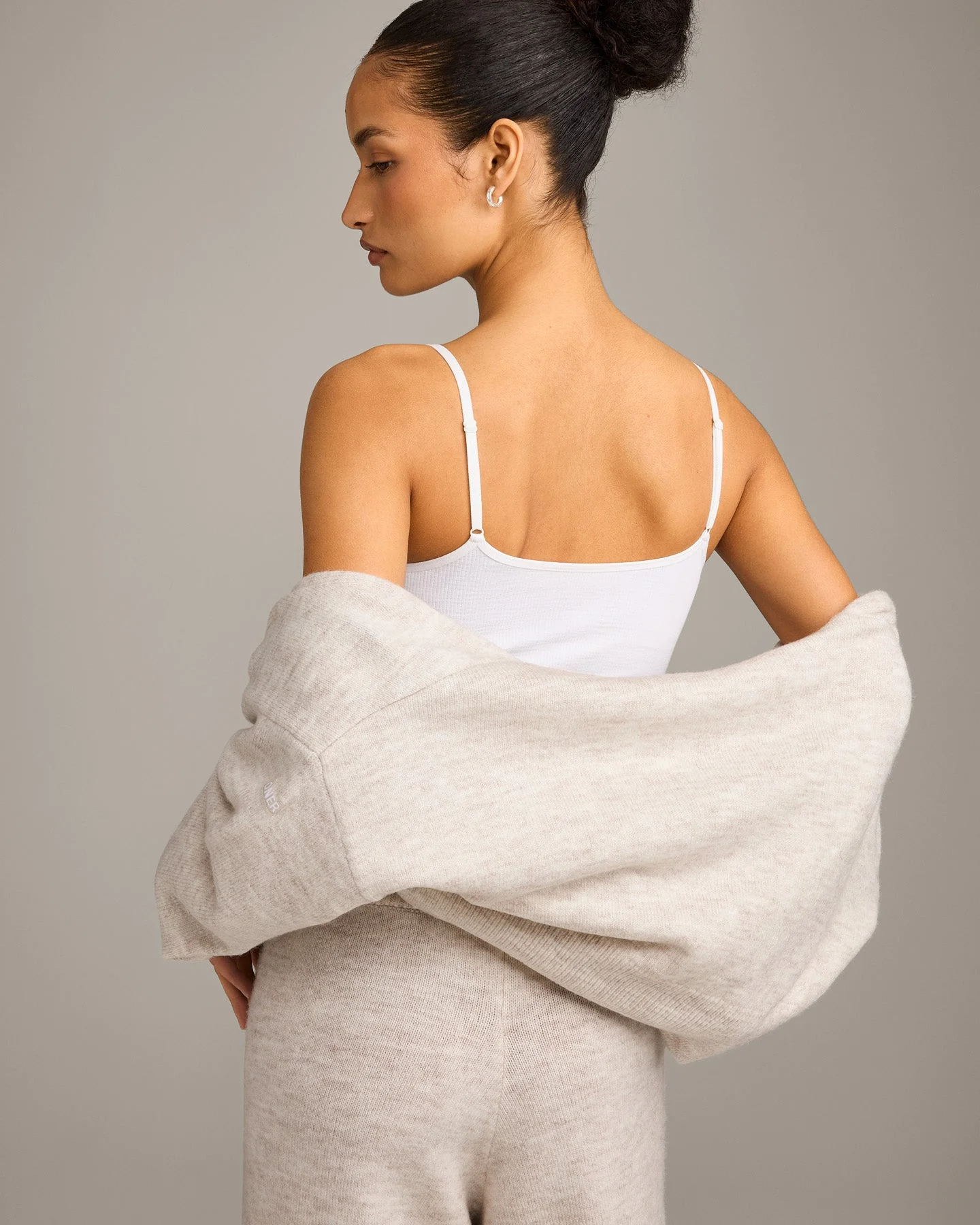 Seamless Strappy Vest | White - Image 4