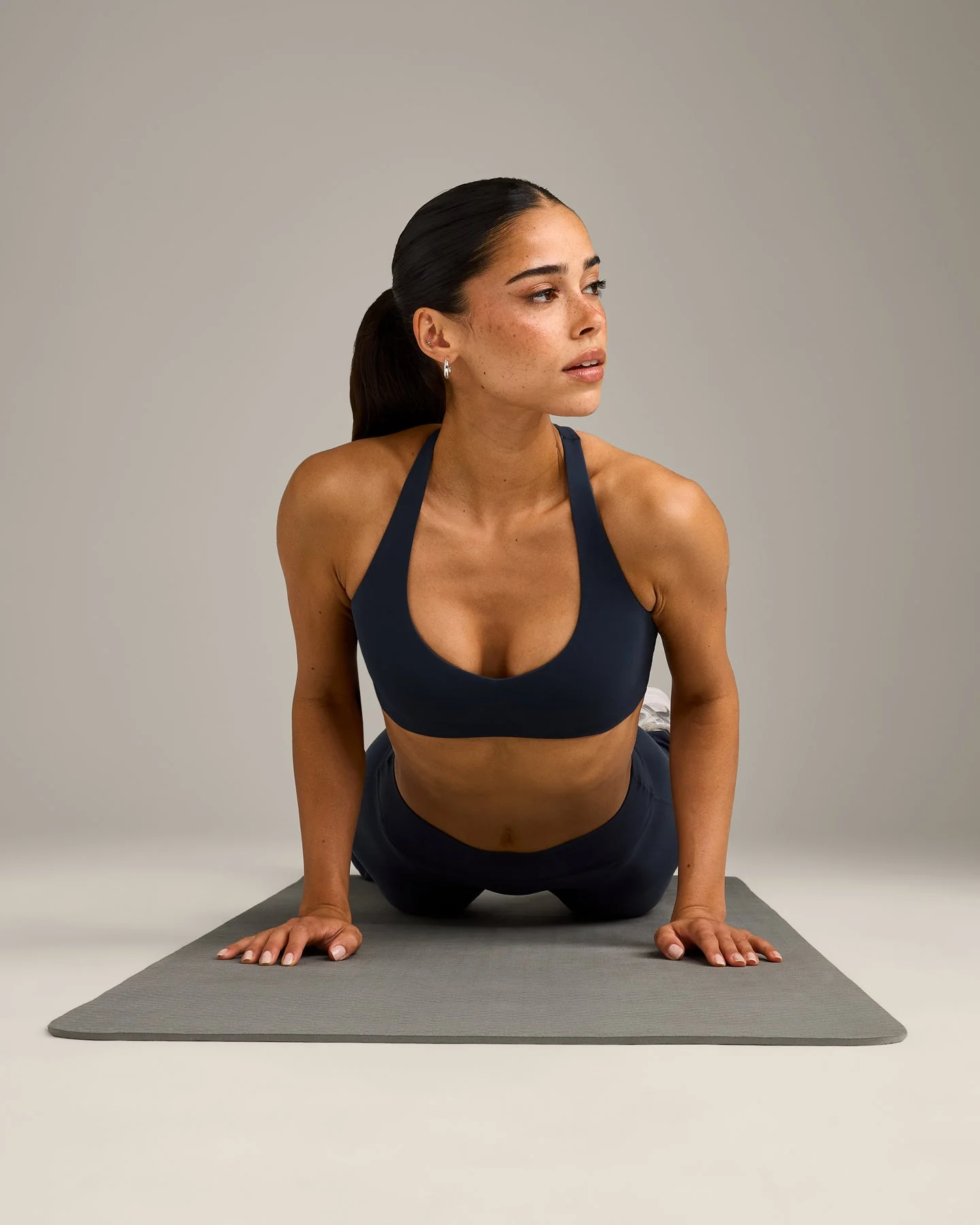 SoftMotion™ Bralette with Grey Logo | True Blue - Image 6