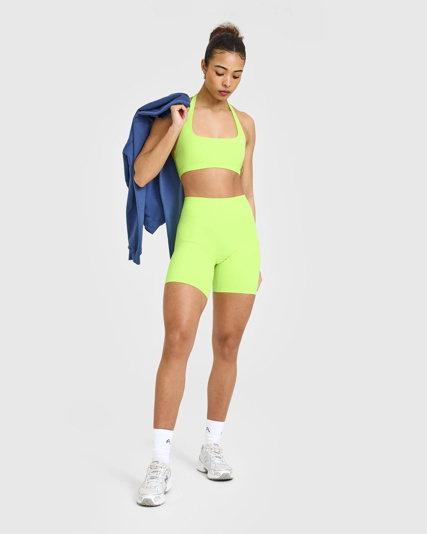 SoftMotion™ Cycling Shorts 8" | Citrus Green - Image 3