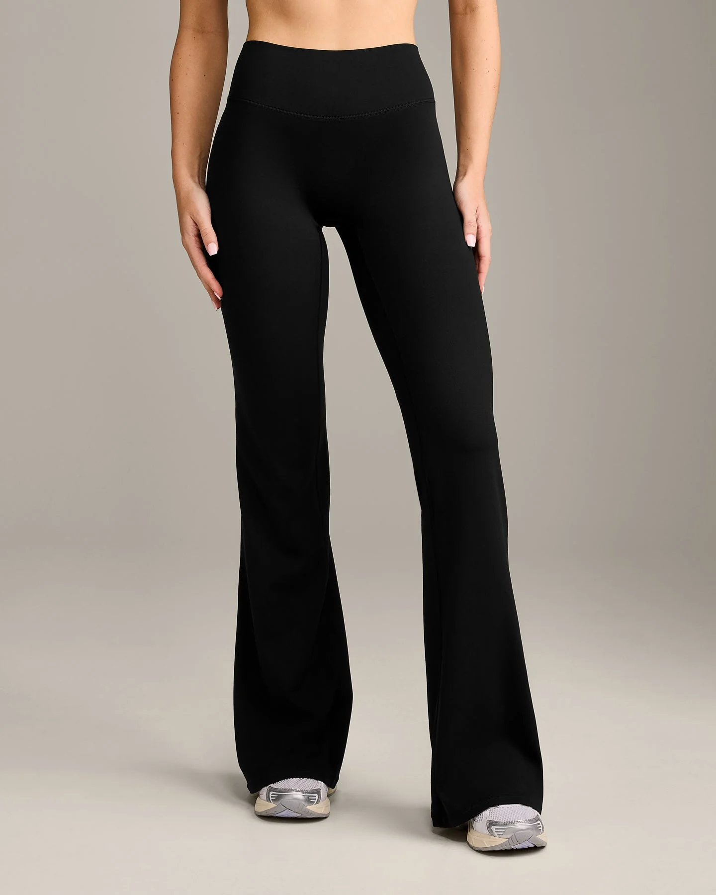 SoftMotion™ Flared Bottoms with Grey Logo | Black - Image 2