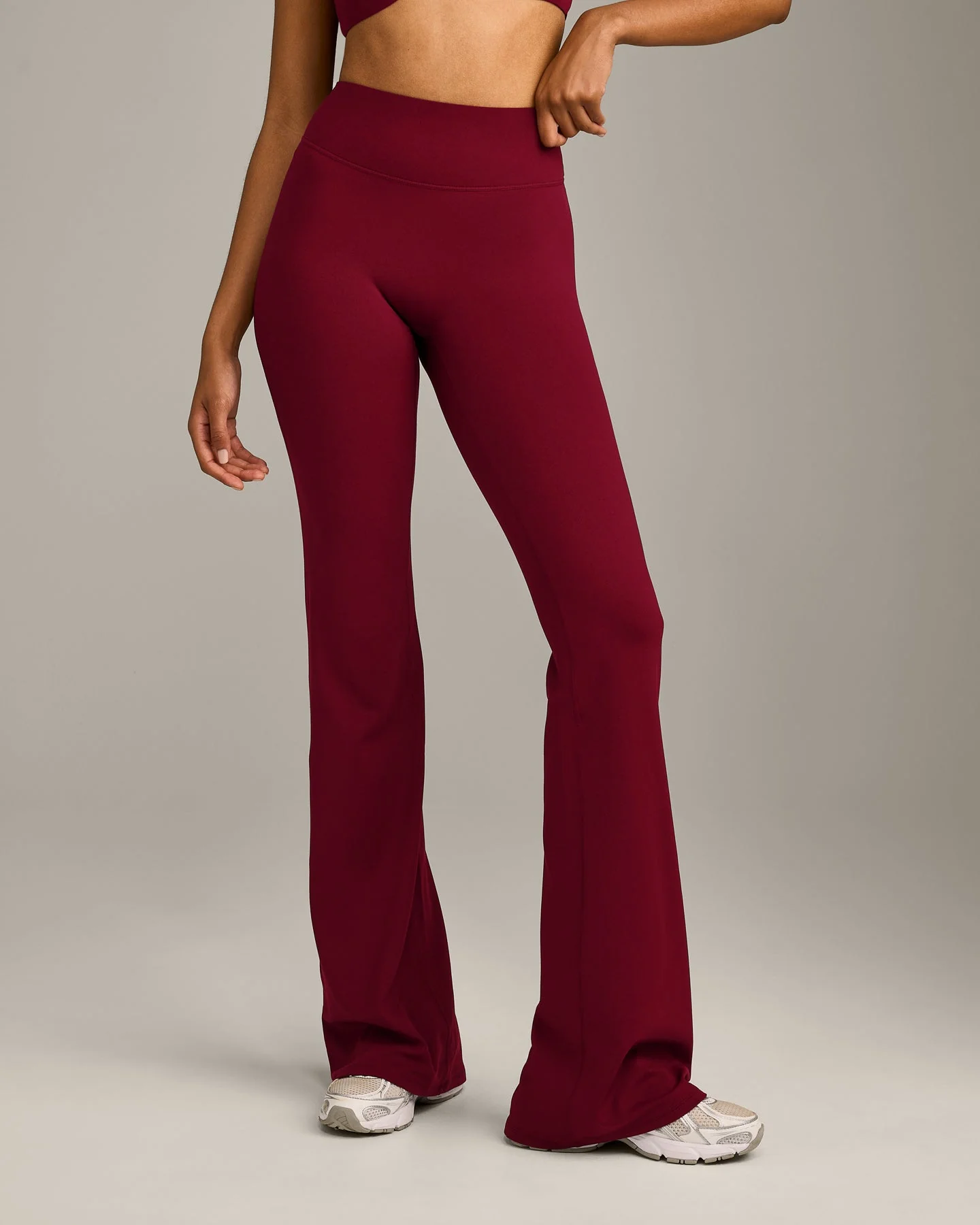 SoftMotion™ Flared Bottoms with Grey Logo | Ruby Red - Image 2