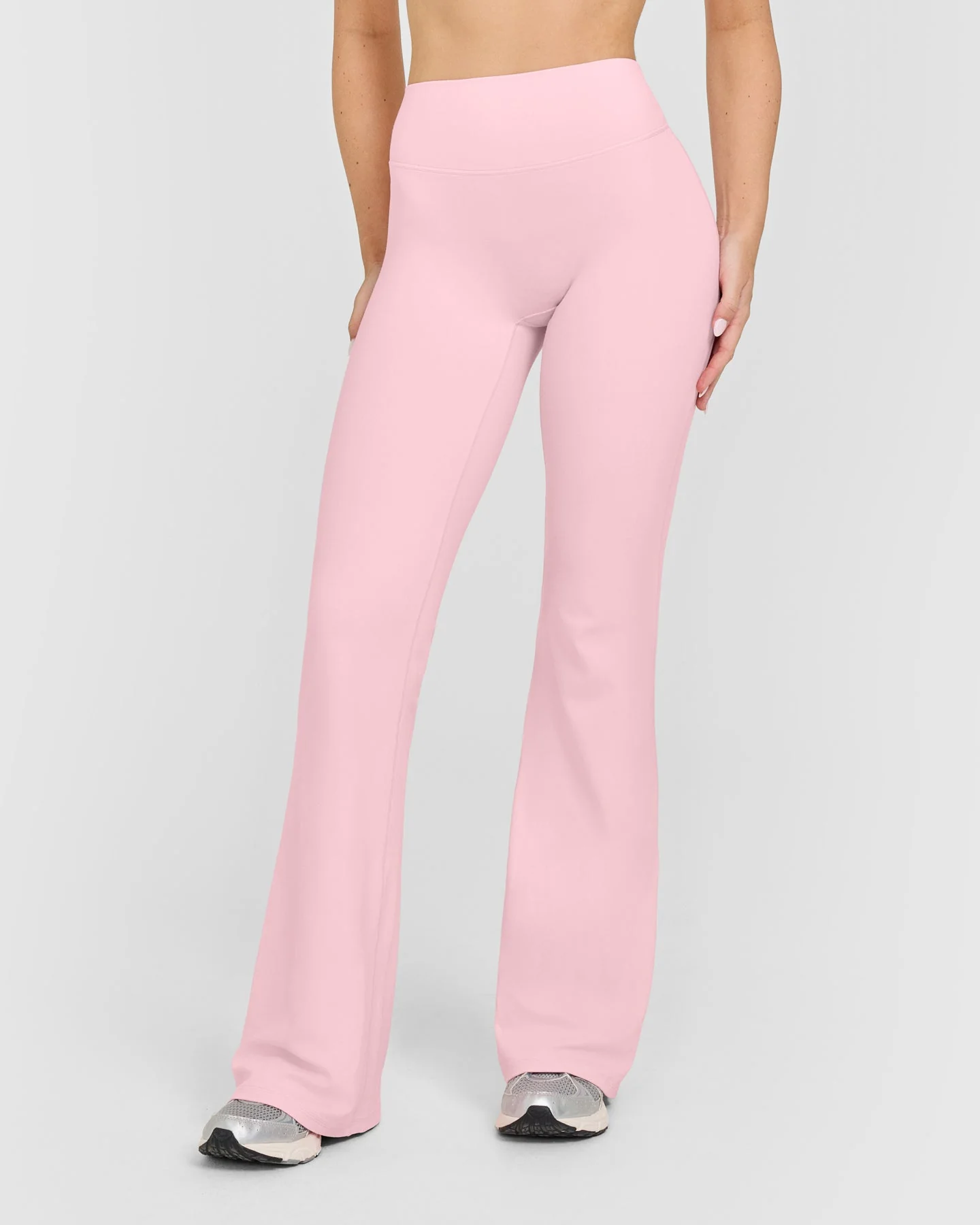 SoftMotion™ Flared Bottoms with White Logo | Cherry Blossom Pink - Image 2