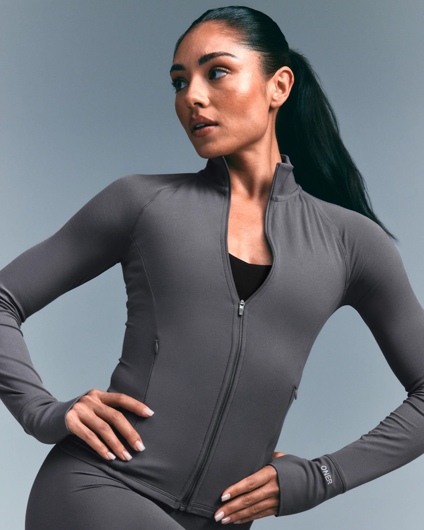 SoftMotion™ Jacket with Grey Logo | Ash Grey - Image 2