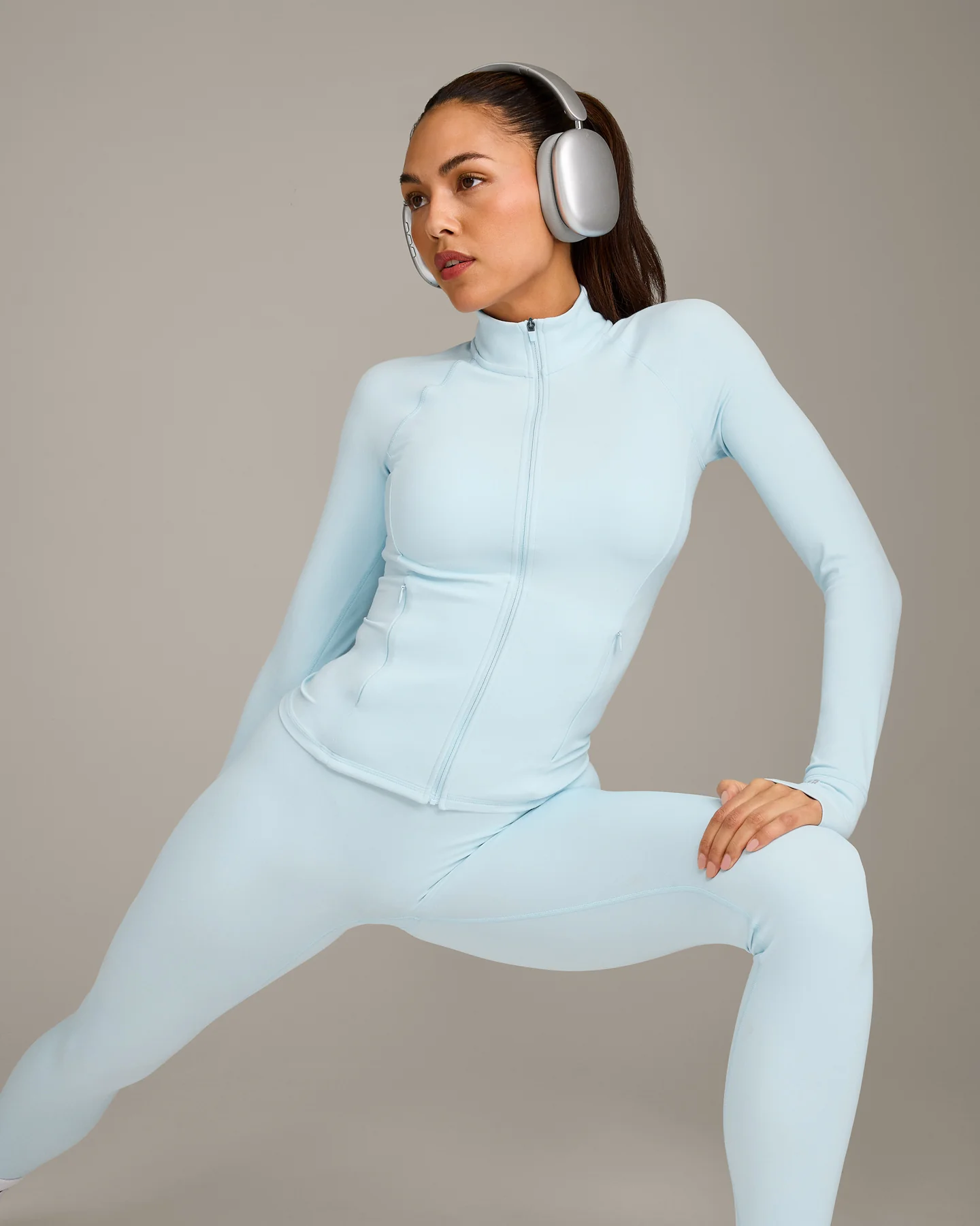 SoftMotion™ Jacket with Grey Logo | Cloud Blue - Image 5