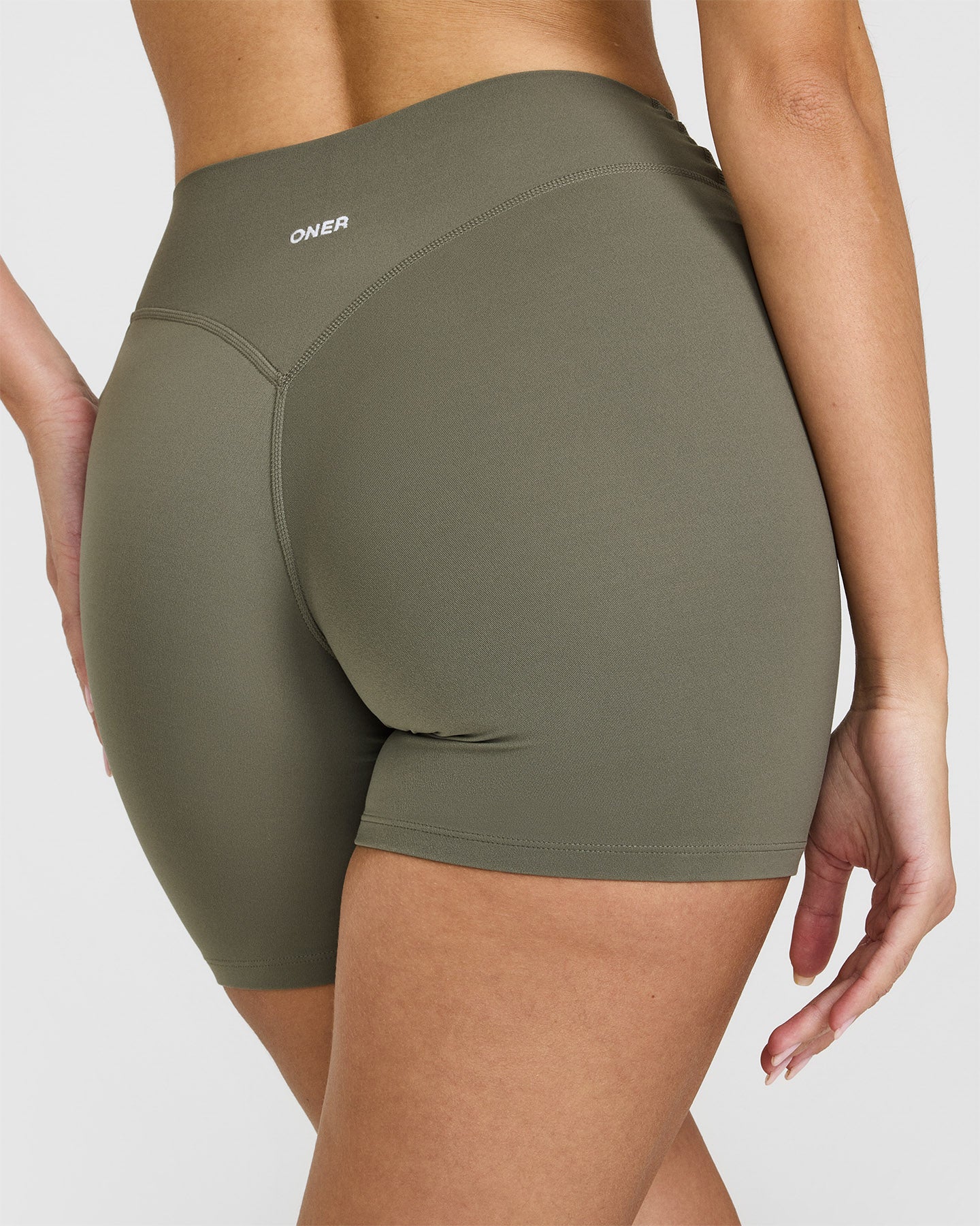 SoftMotion™ Shorts 6" with White Logo | Alpine Green - Image 5