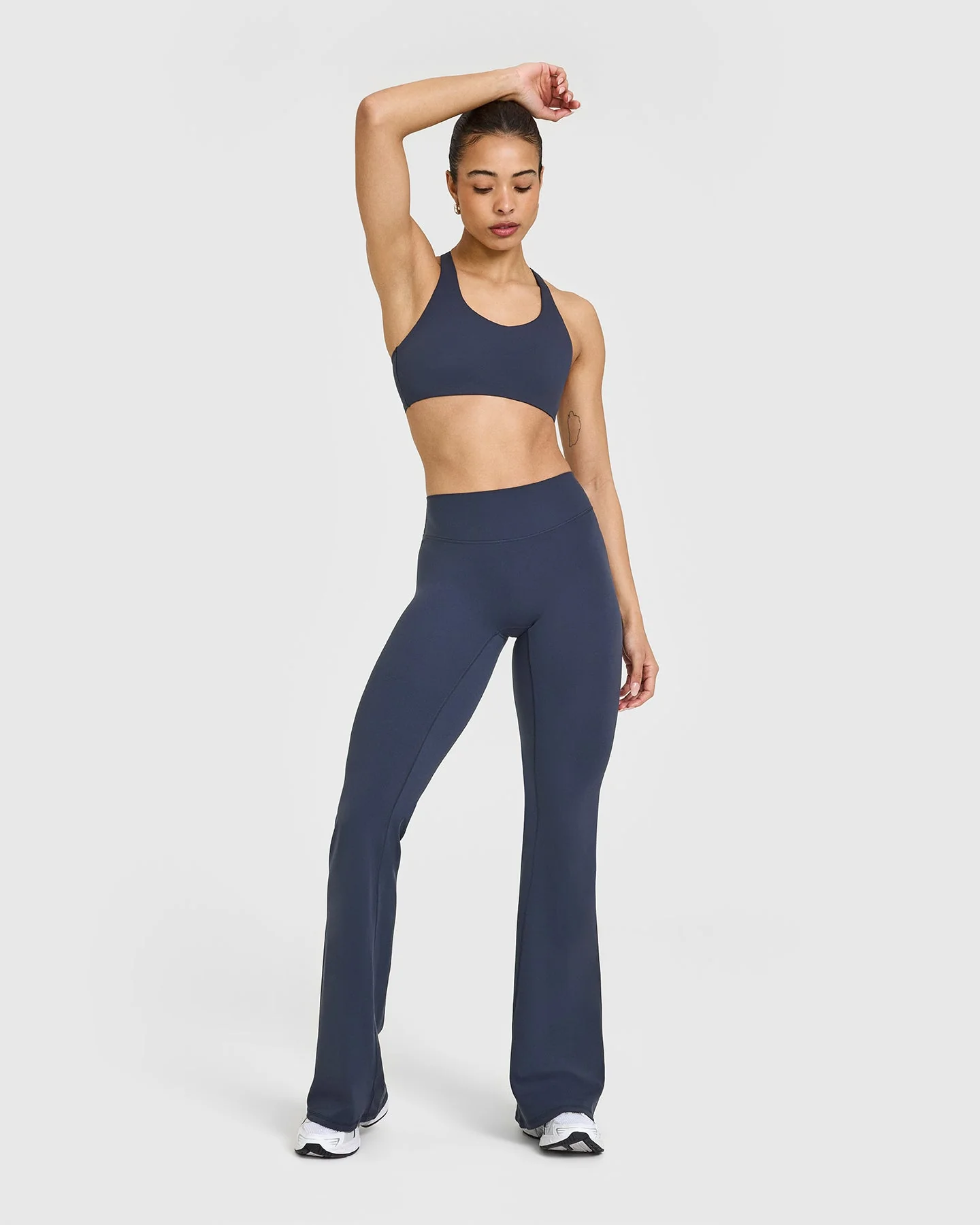 SoftMotion™ Sports Bra with White Logo | True Blue - Image 3
