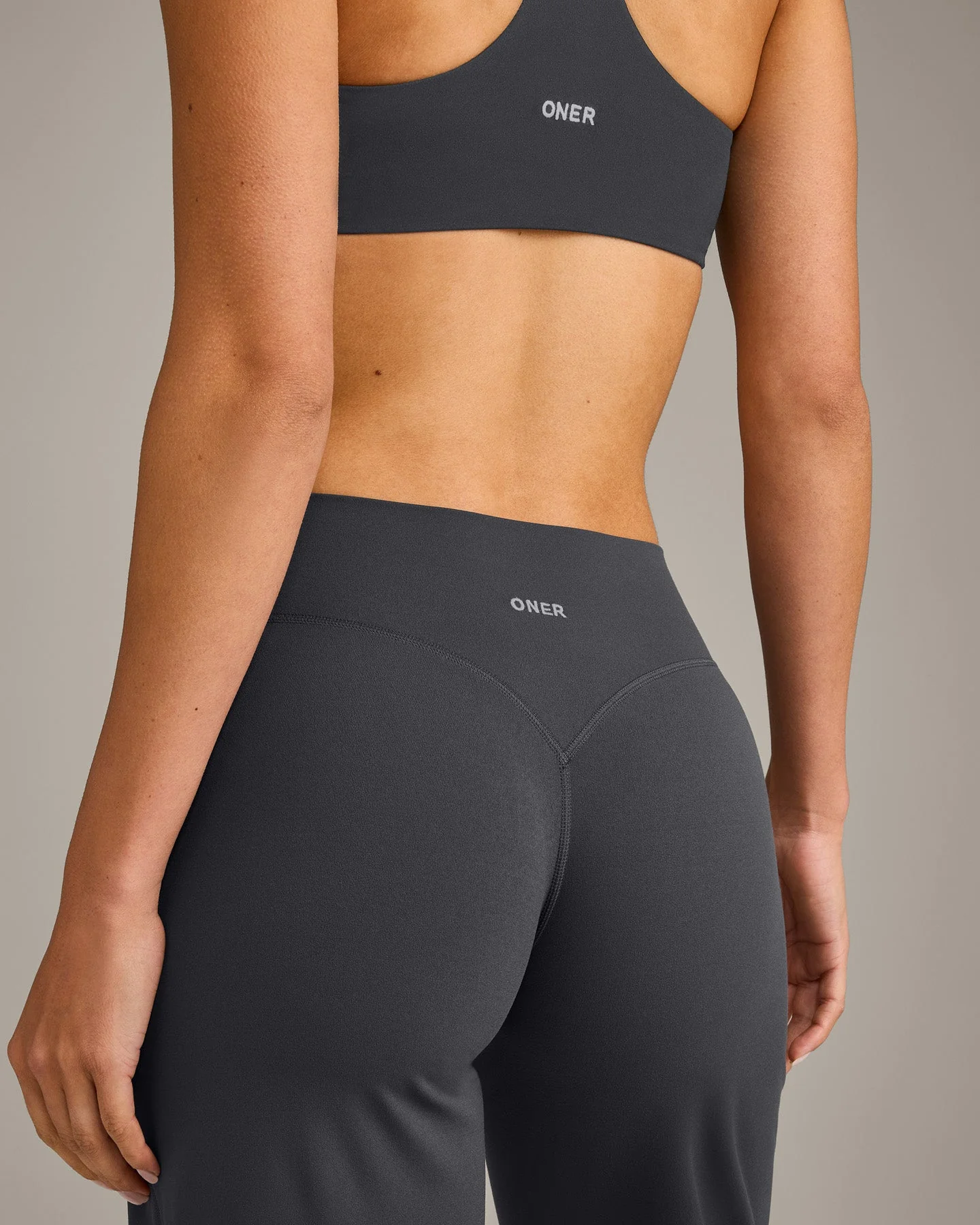 SoftMotion™ Straight Leg Bottoms with Grey Logo | Coal - Image 5