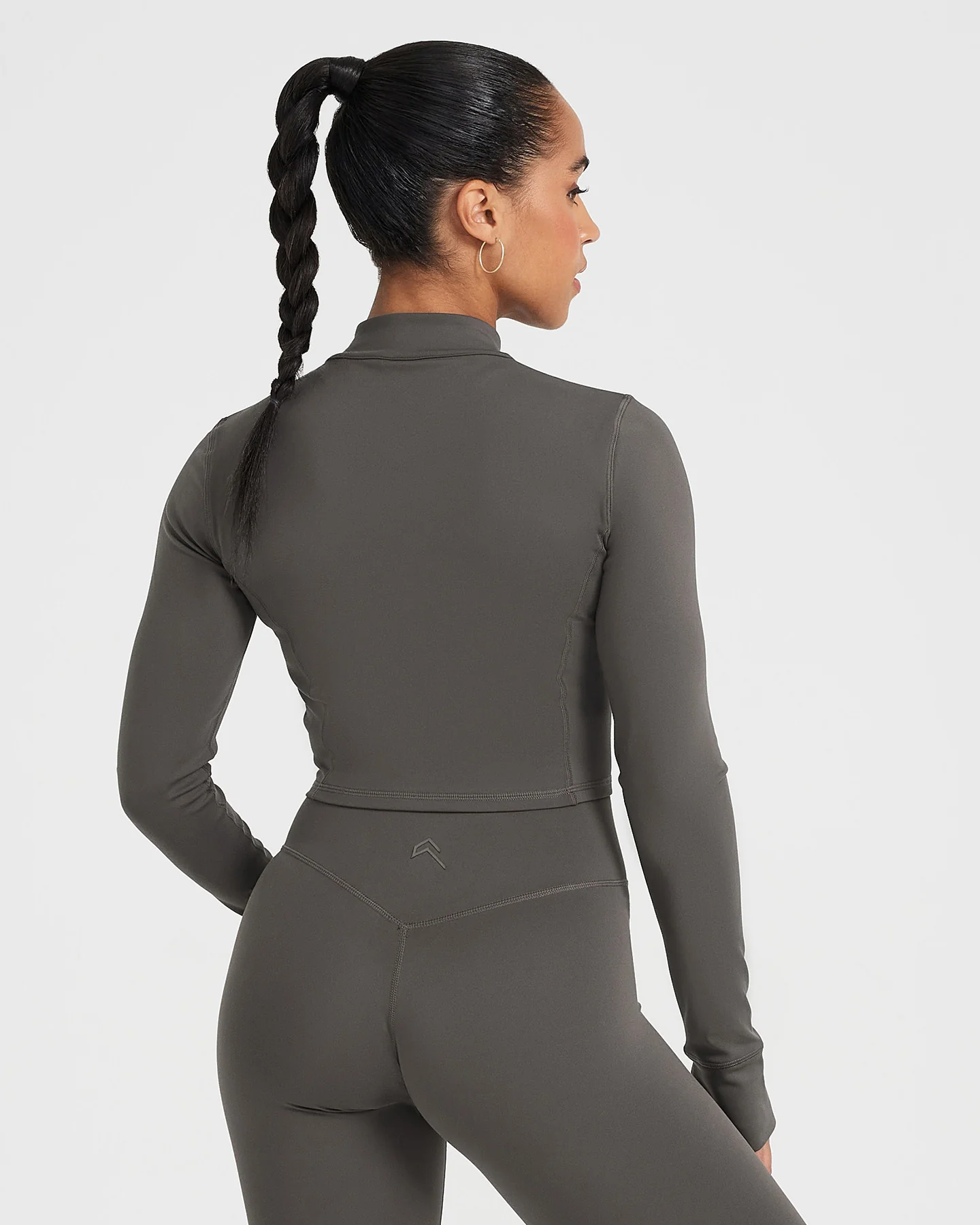 Timeless Crop Jacket | Deep Taupe - Image 2