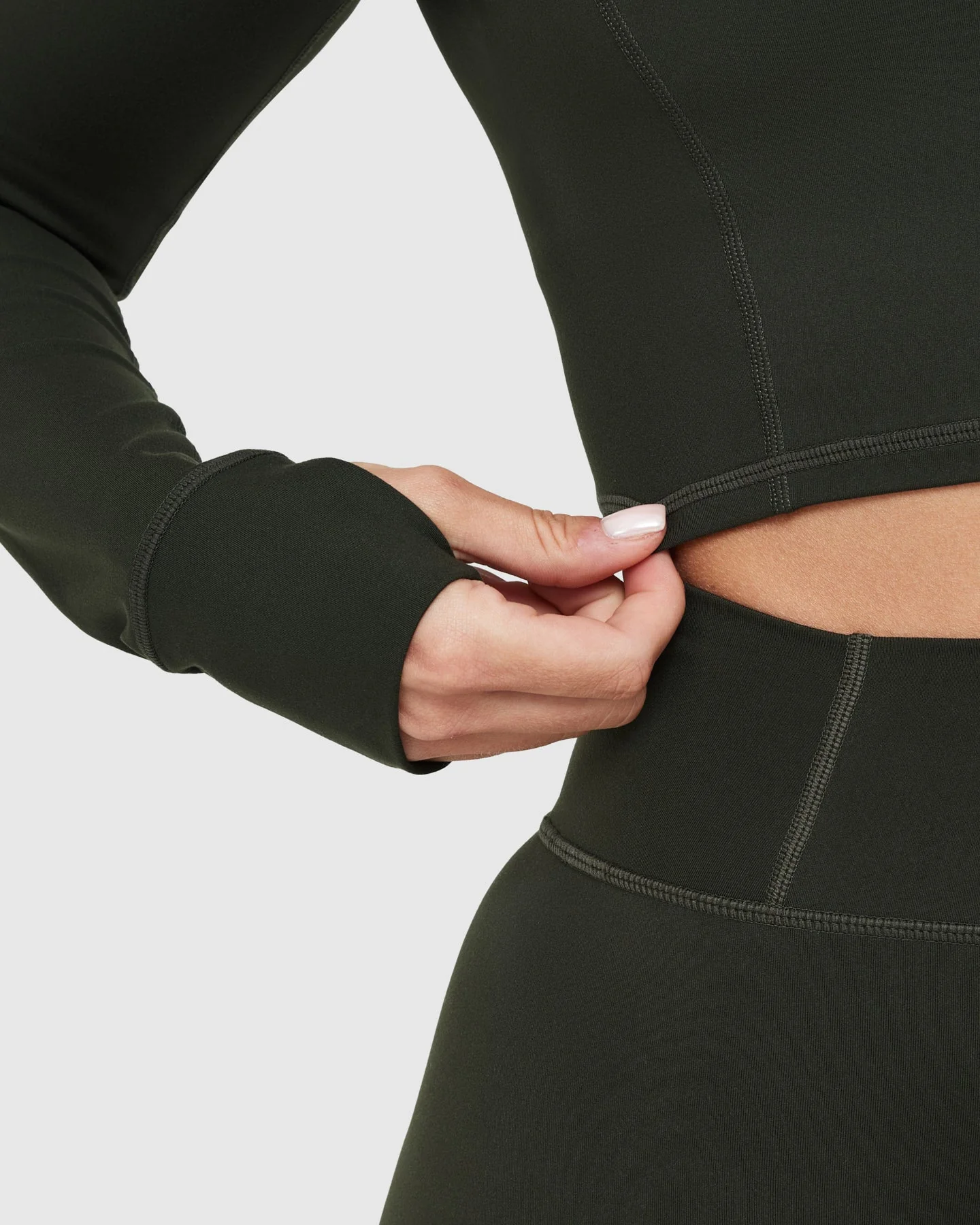 Timeless Crop Jacket | Khaki - Image 5
