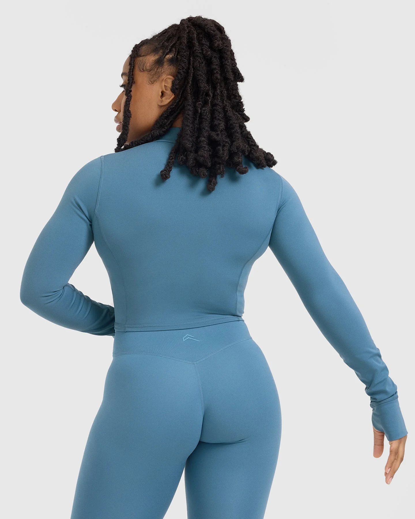 Timeless Crop Jacket | Moonstone Blue - Image 2