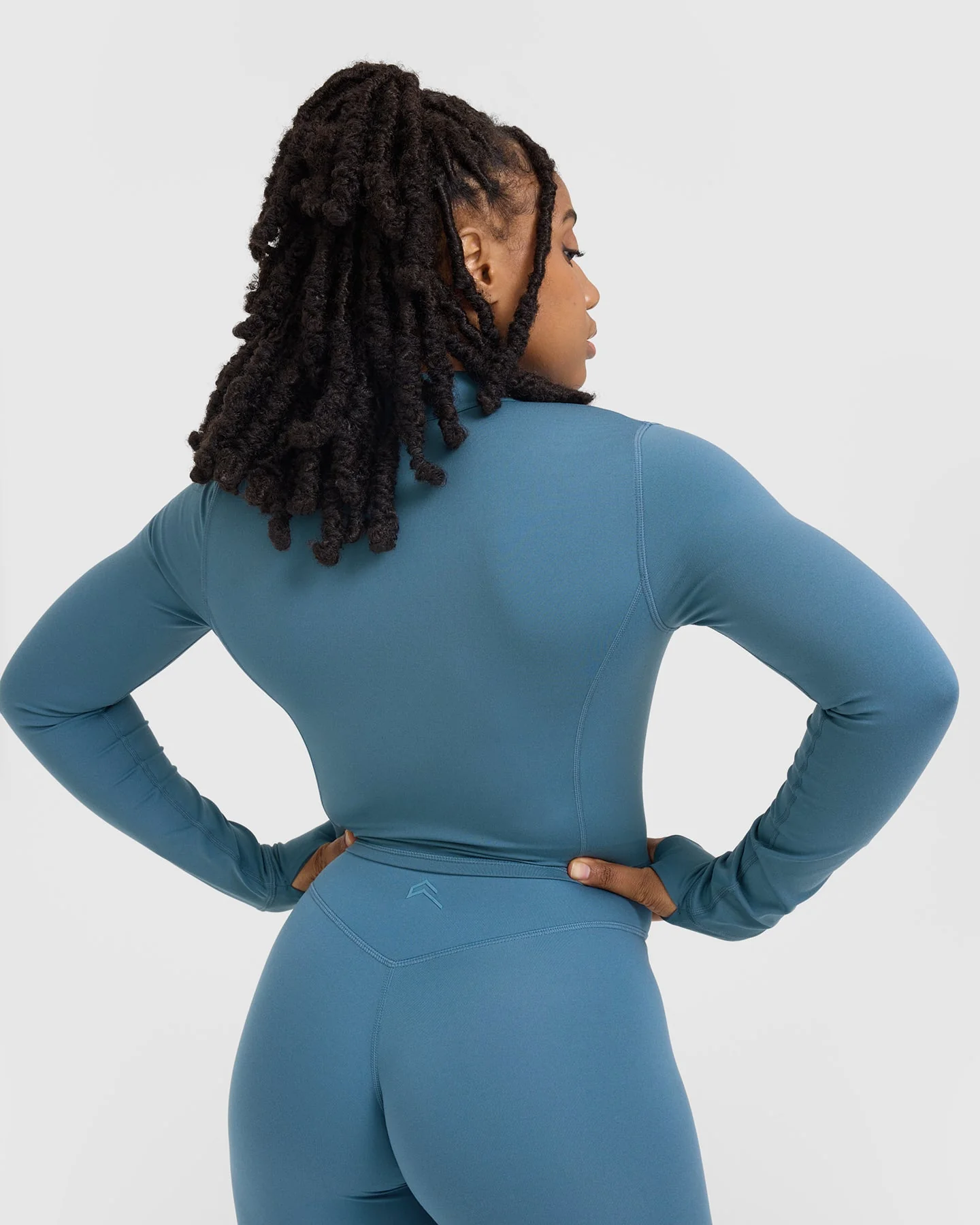 Timeless Crop Jacket | Moonstone Blue - Image 5