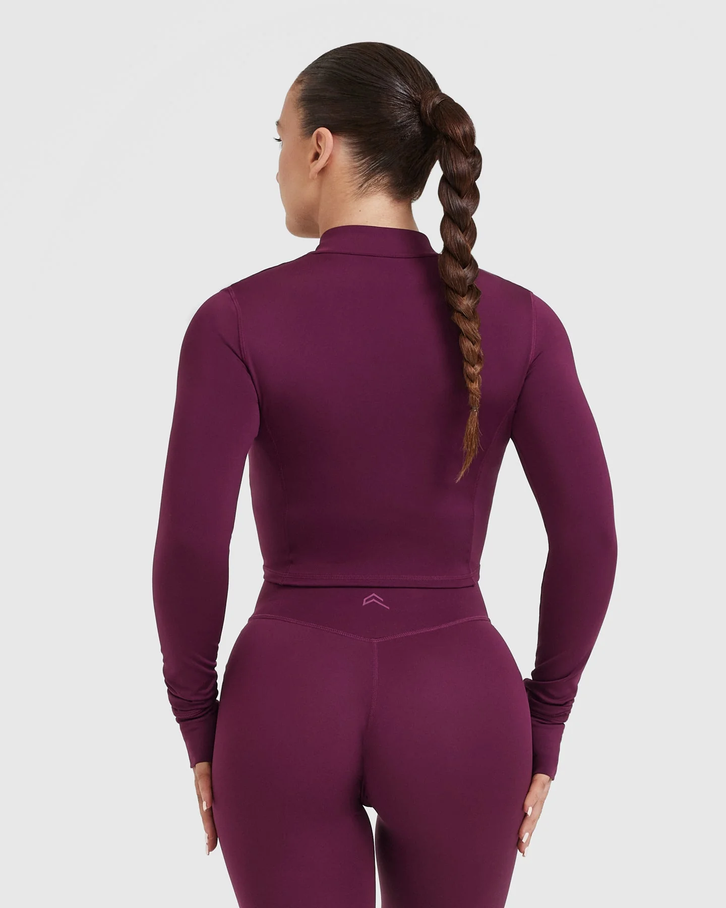 Timeless Crop Jacket | Ripe Fig - Image 2