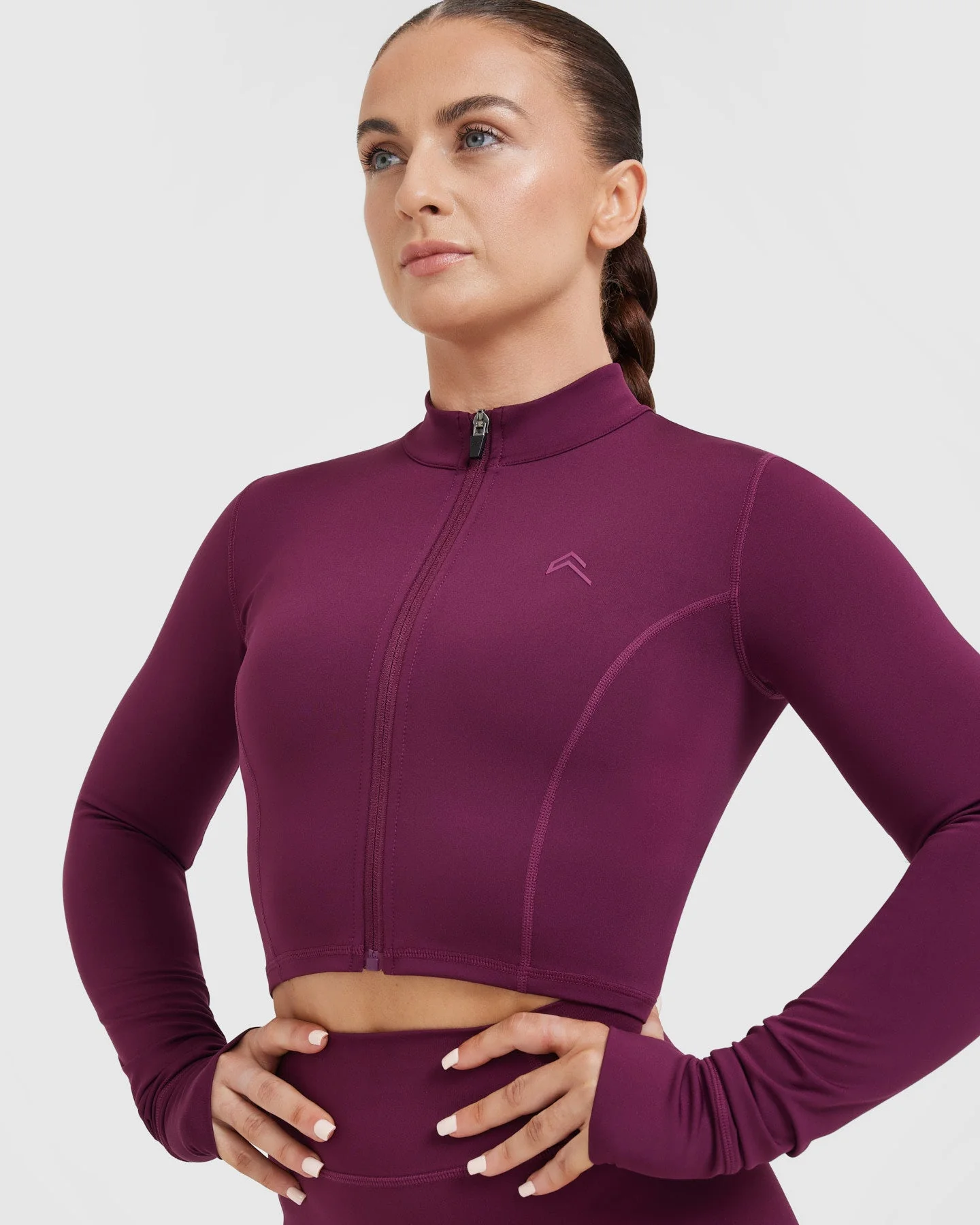 Timeless Crop Jacket | Ripe Fig - Image 4