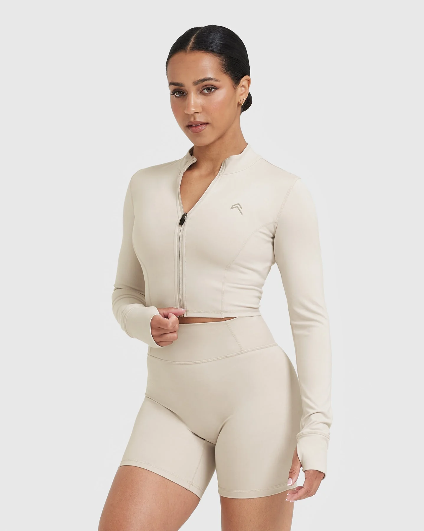 Timeless Crop Jacket | Sand - Image 2