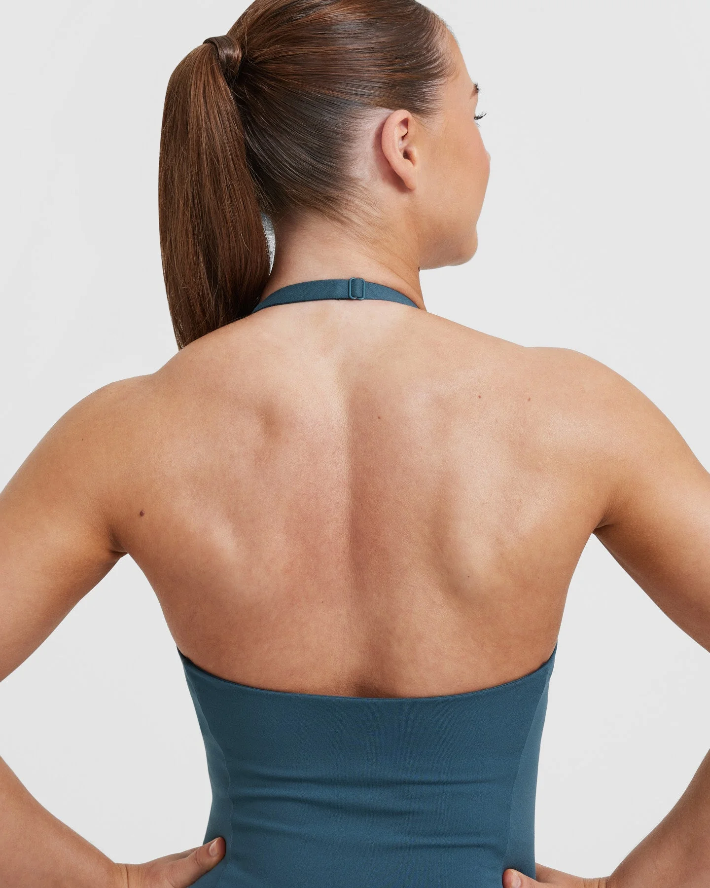Timeless Halter Neck Mid Vest | Lake Blue - Image 5