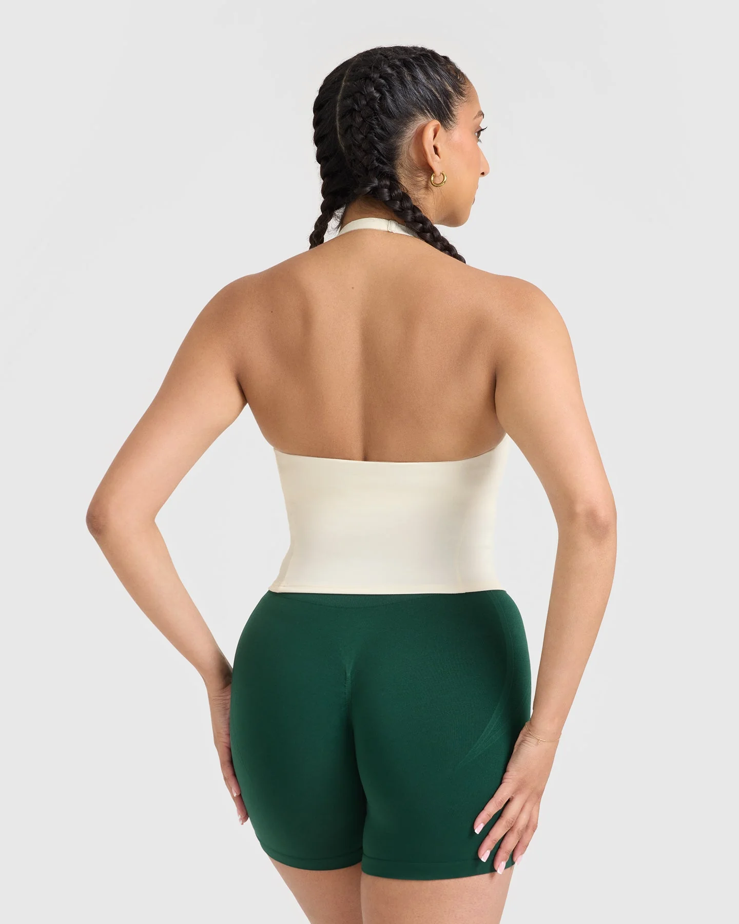 Timeless Halter Neck Mid Vest | Off White - Image 2