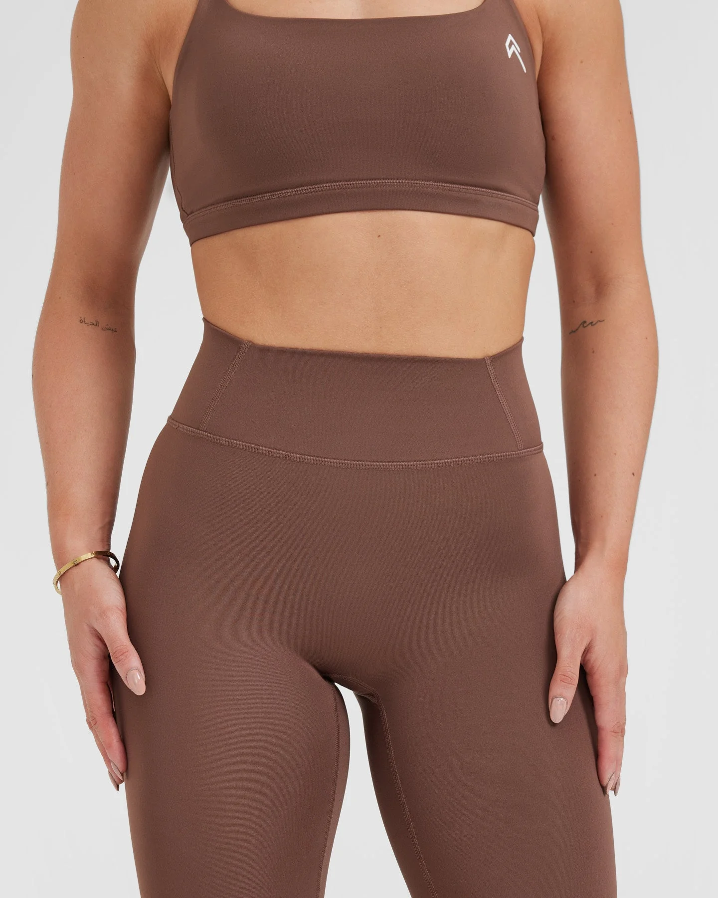 Timeless High Waisted Leggings | Chestnut - Image 4