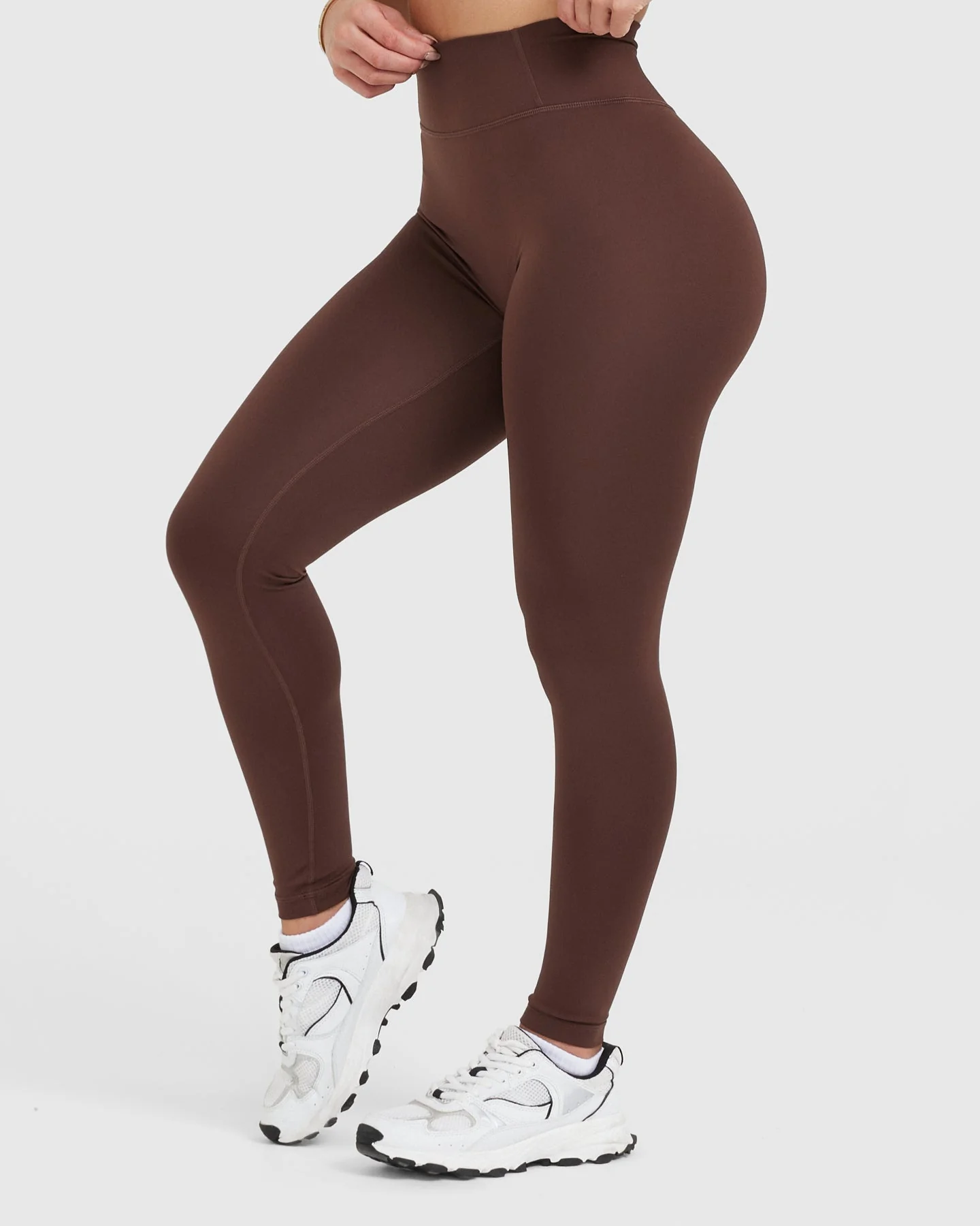 Timeless High Waisted Leggings | Espresso - Image 3