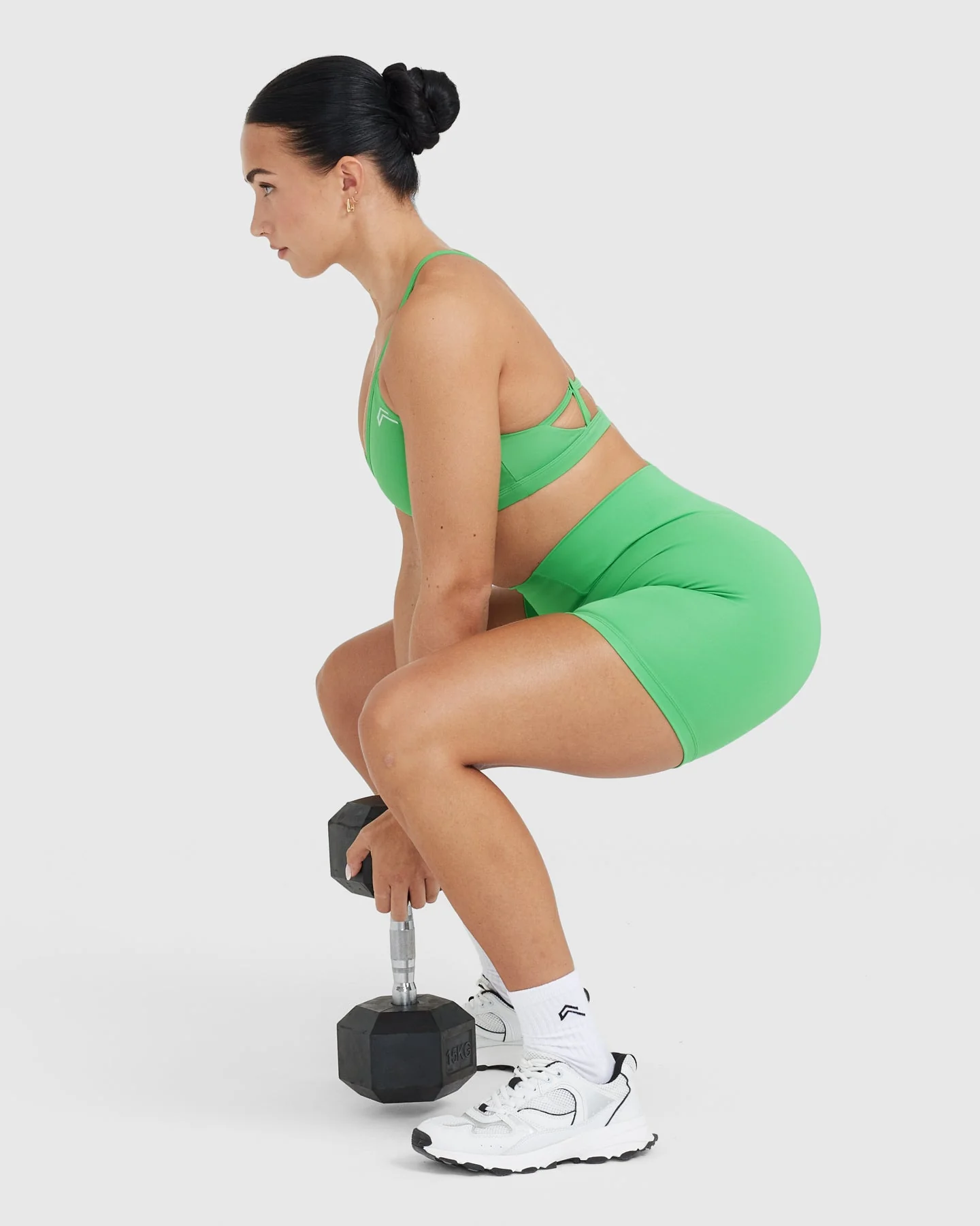 Timeless High Waisted Shorts 6" | Jade - Image 6