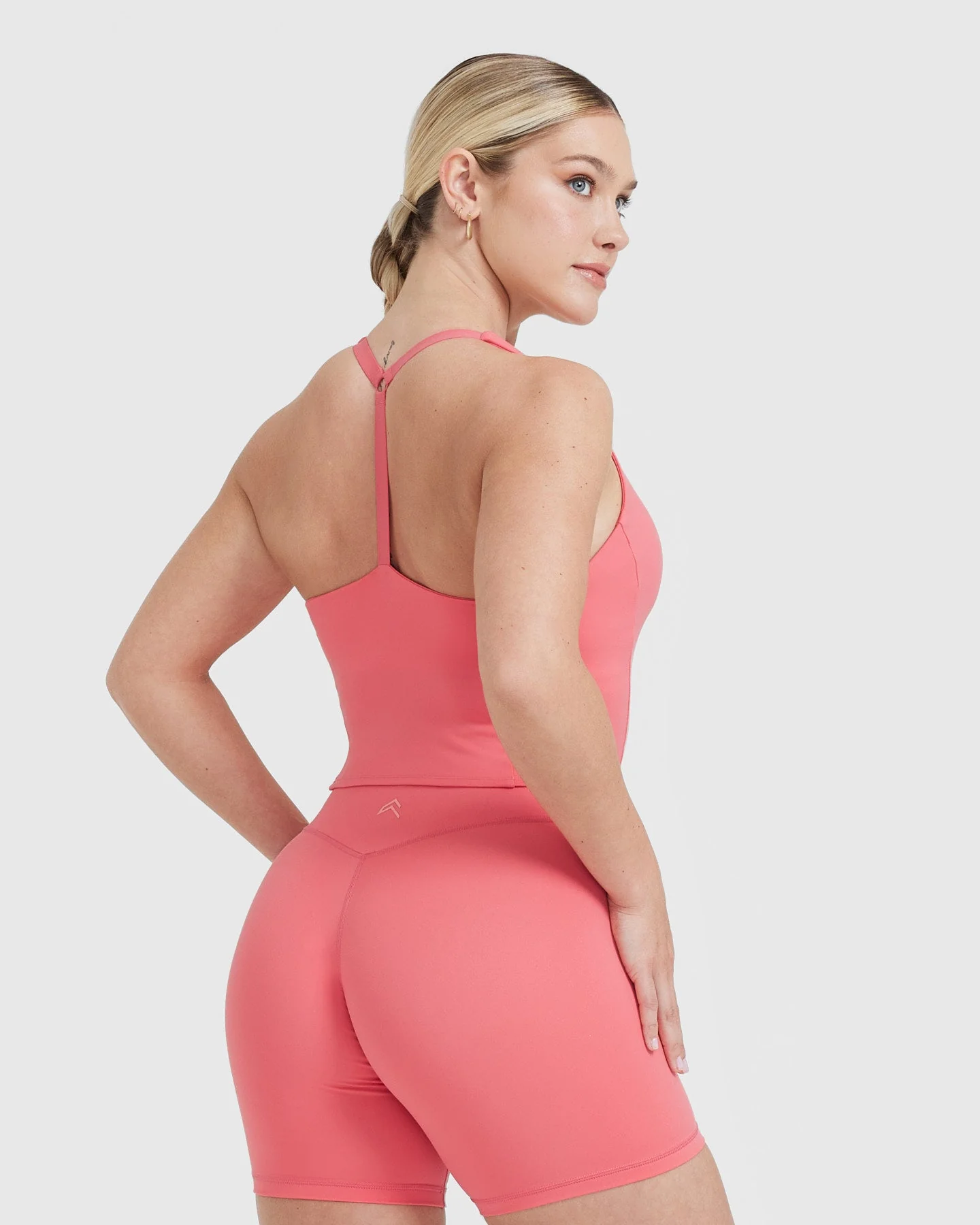 Timeless Square Neck Mid Vest | Amplify Pink - Image 2
