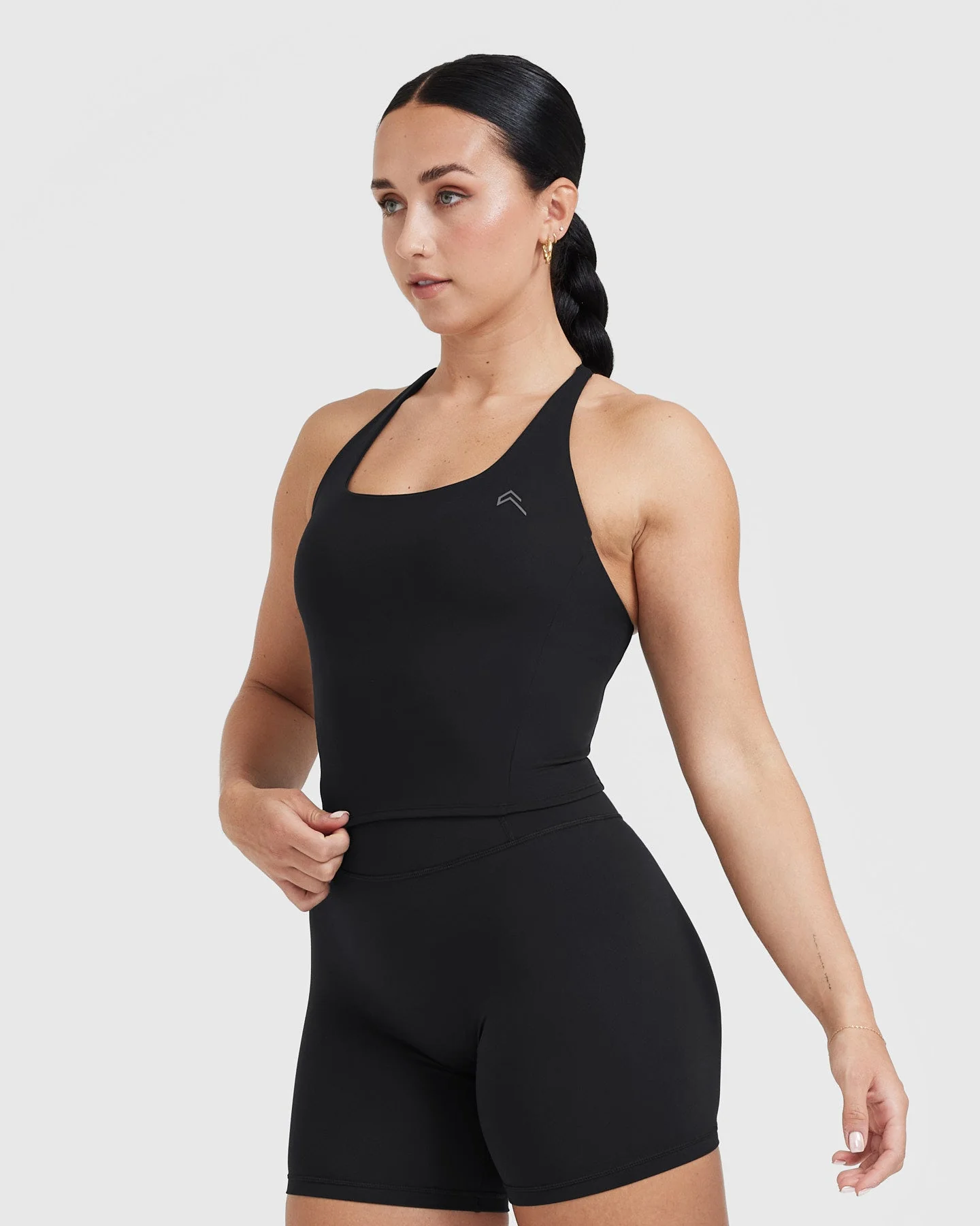 Timeless Square Neck Mid Vest | Black - Image 3
