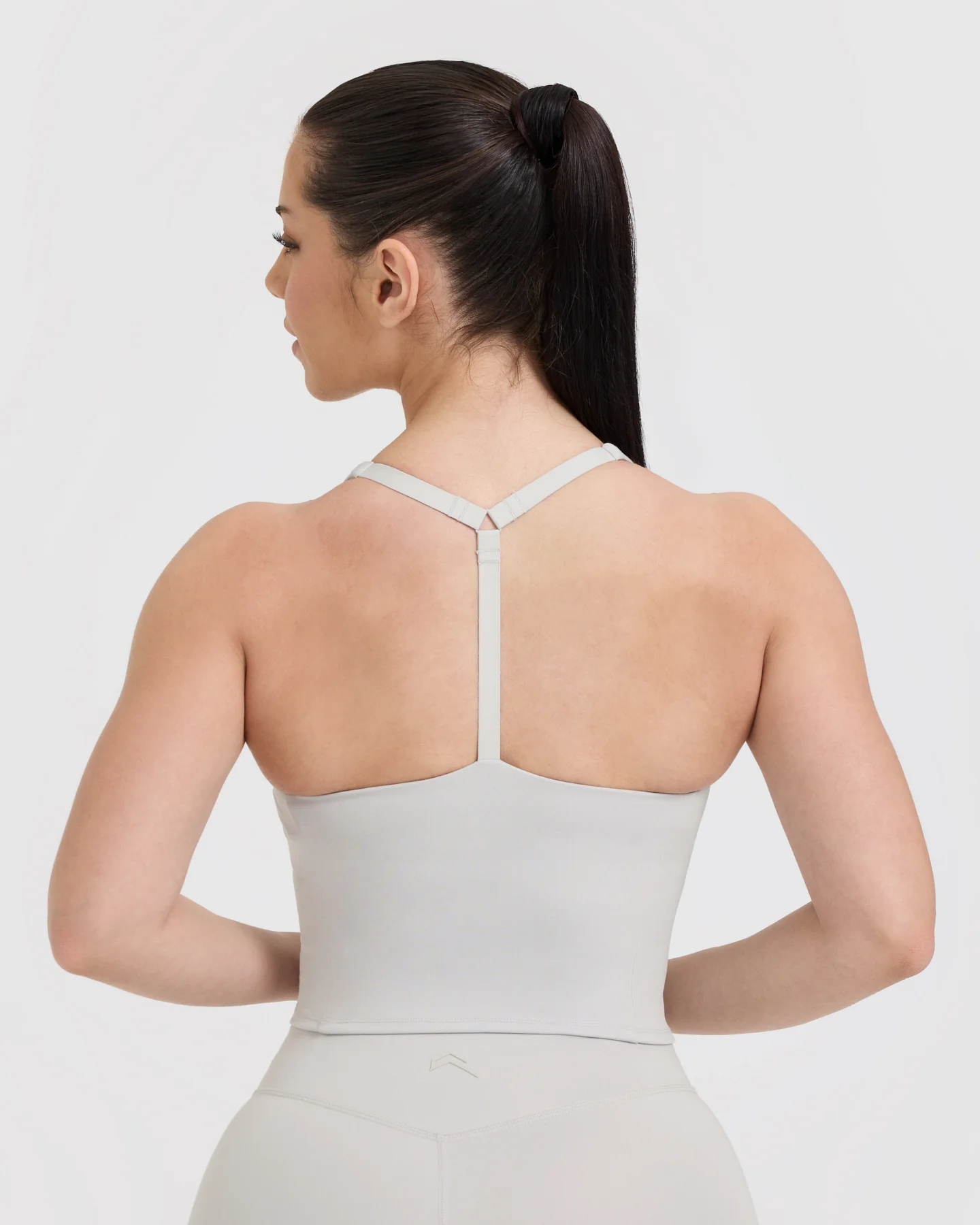 Timeless Square Neck Mid Vest | Light Grey - Image 5
