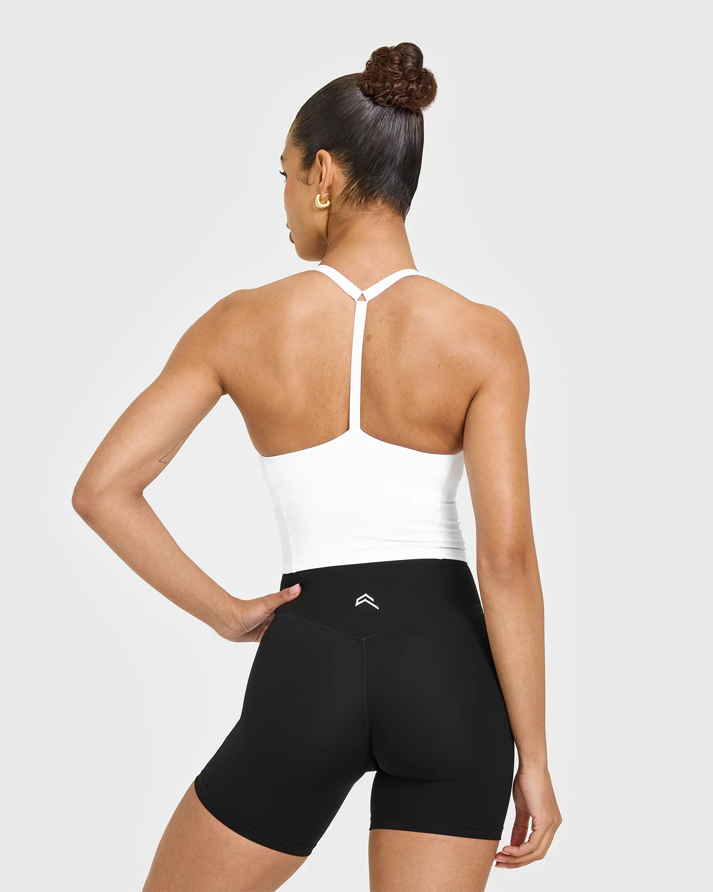 Timeless Square Neck Mid Vest | White - Image 2