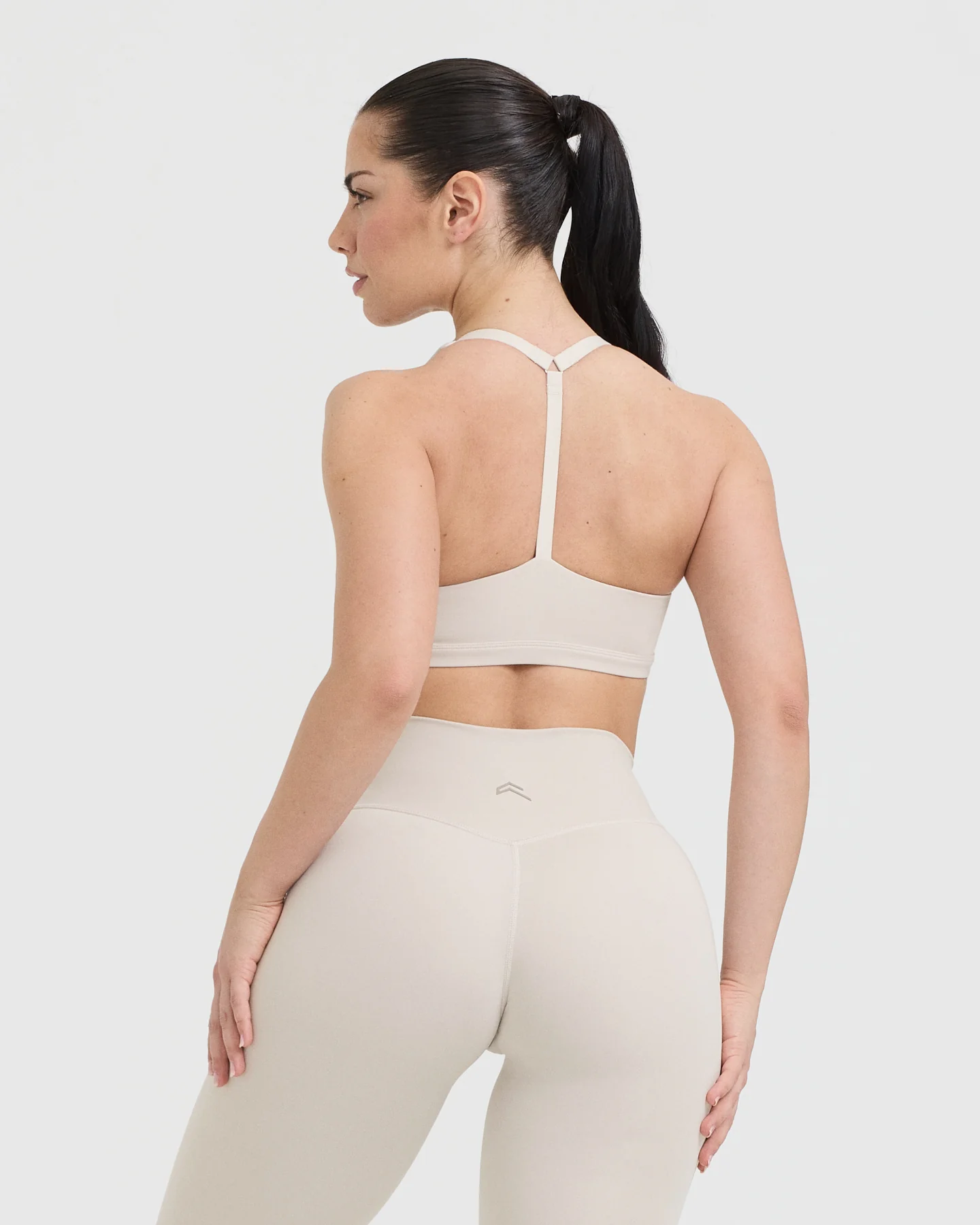 Timeless Square Neck Sports Bra | Sand - Image 2