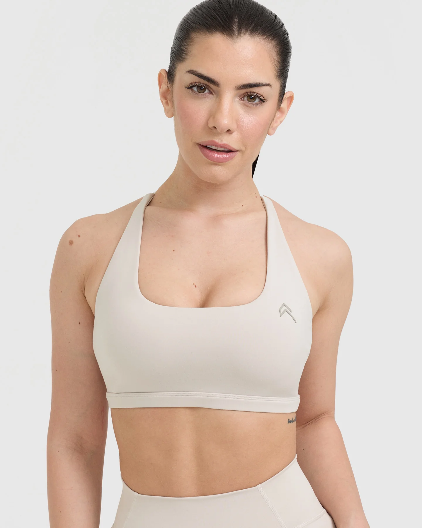 Timeless Square Neck Sports Bra | Sand - Image 4