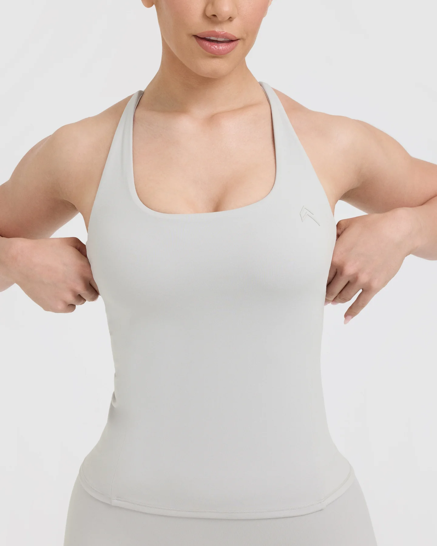 Timeless Square Neck Vest | Light Grey - Image 4