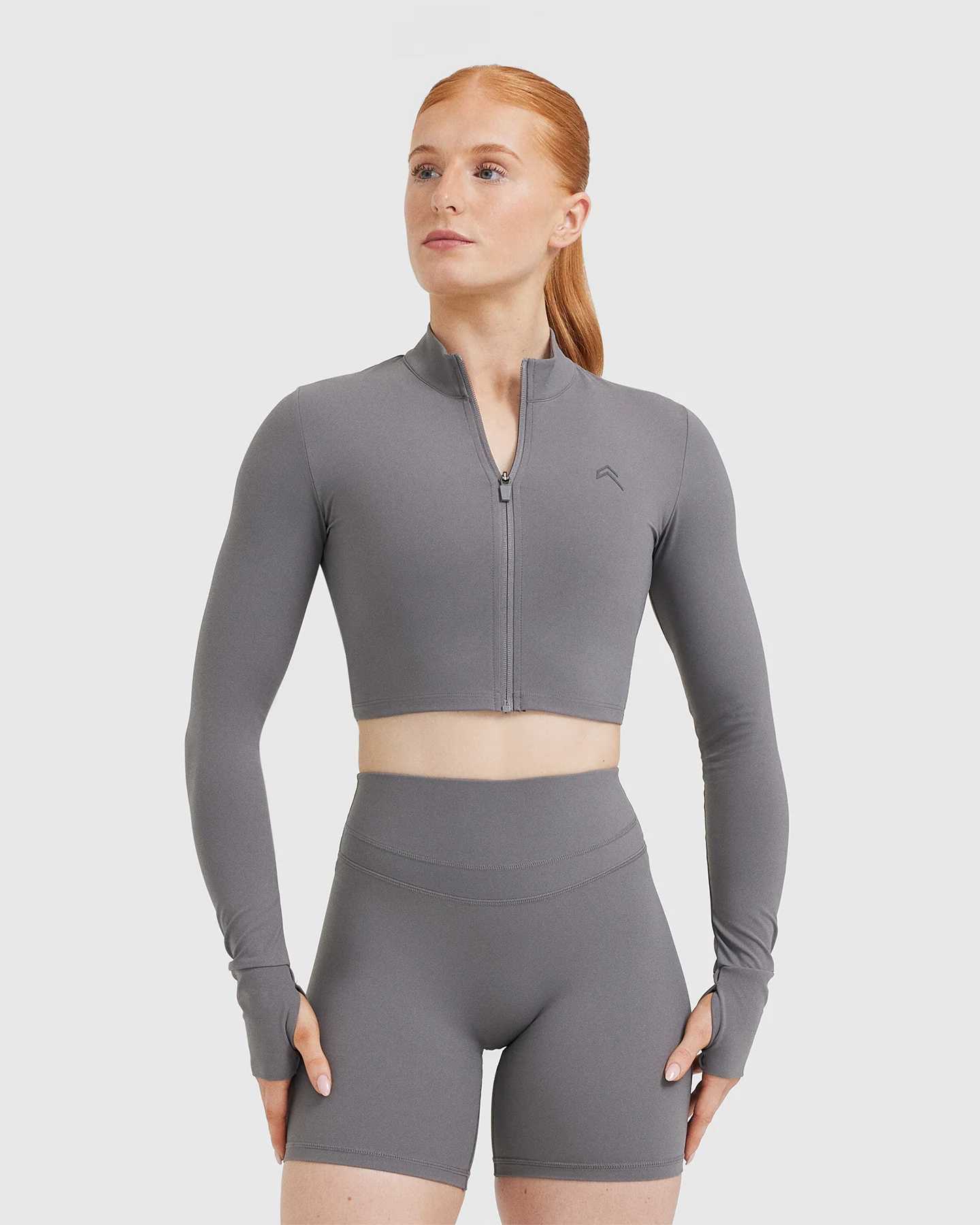 UnifiedMove™ Crop Jacket | Ash Grey