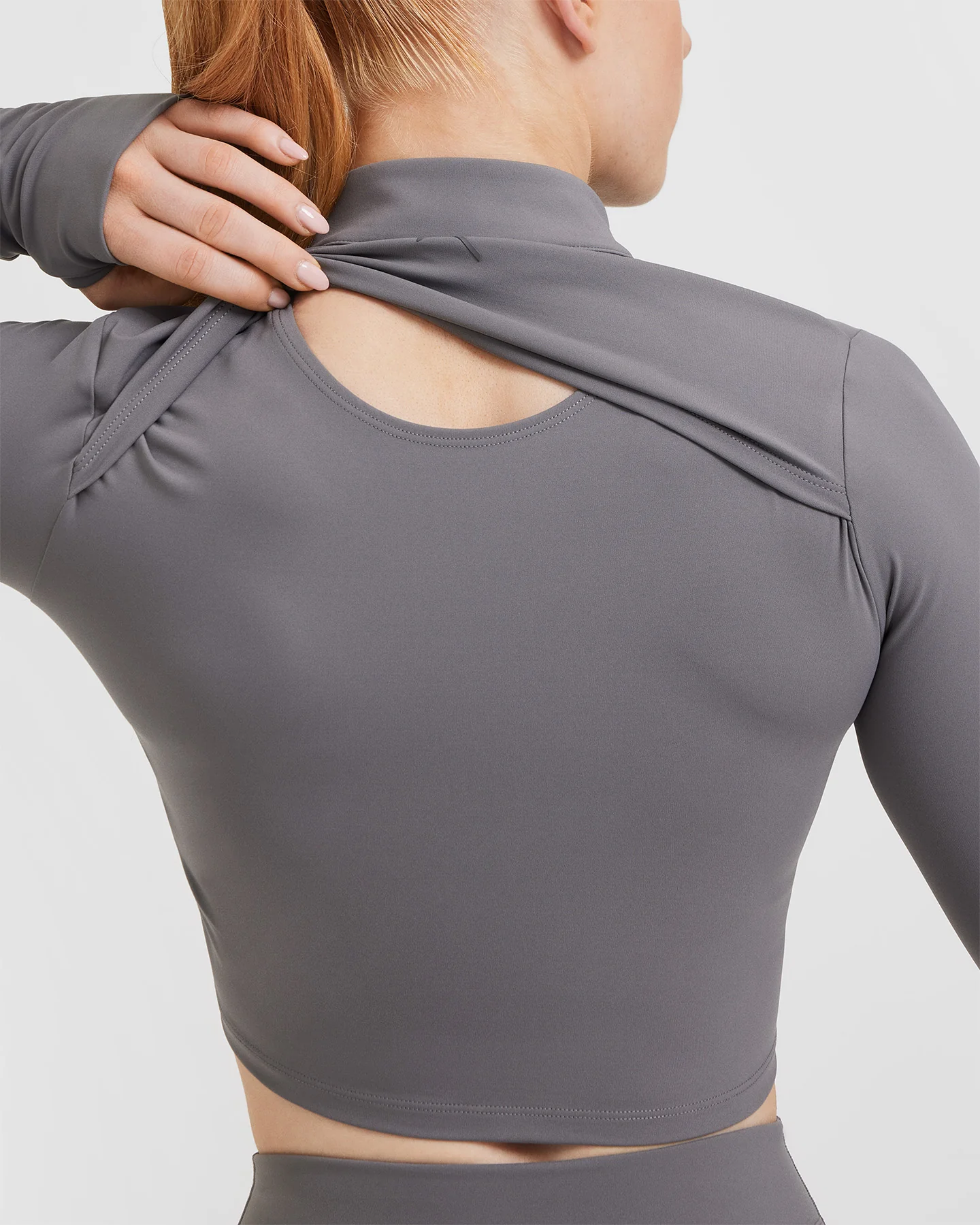 UnifiedMove™ Crop Jacket | Ash Grey - Image 5