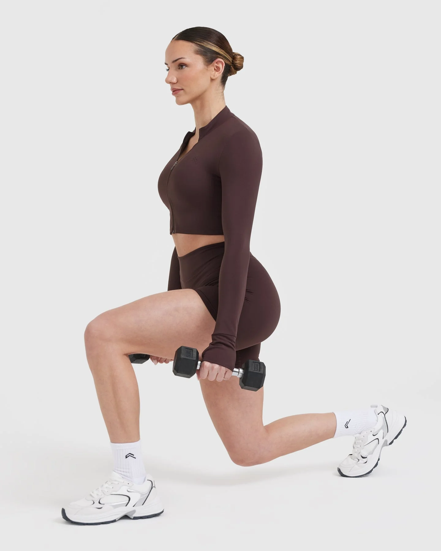 UnifiedMove™ Crop Jacket | Plum Brown - Image 6