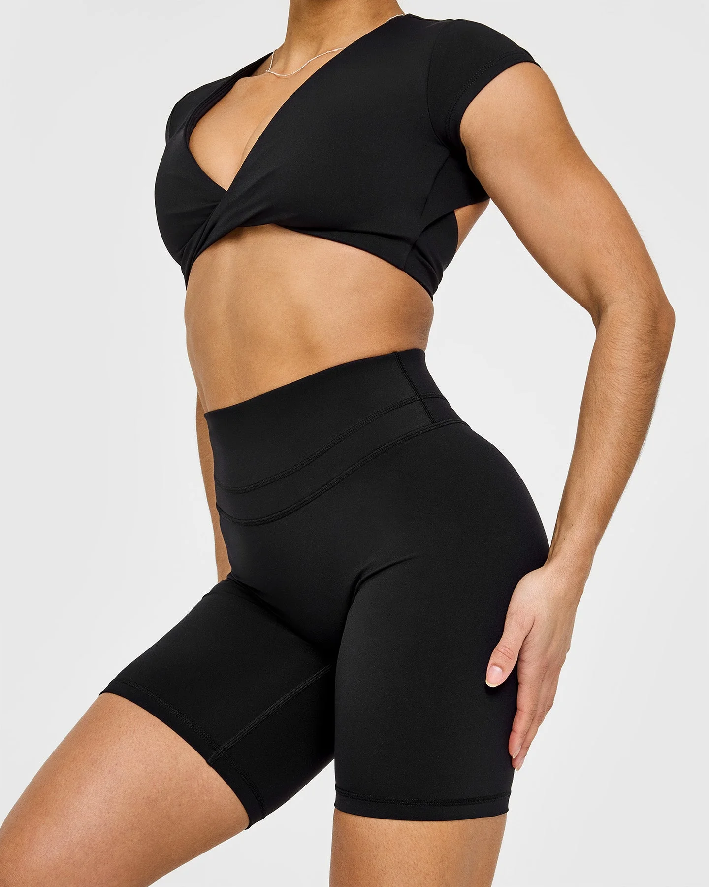 UnifiedMove™ Cycling Shorts 8" | Black - Image 4