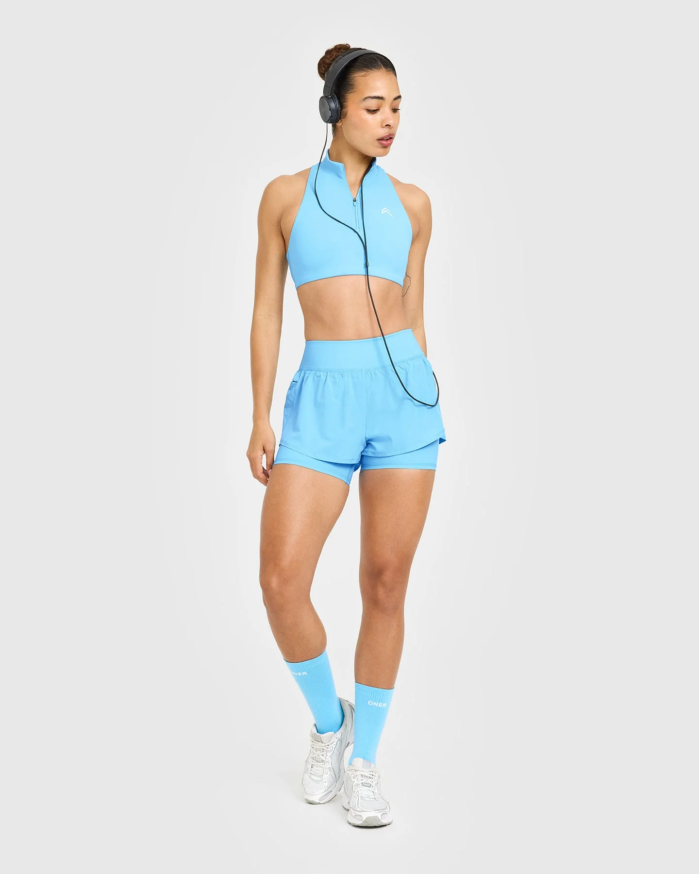 UnifiedMove™ Double Layer Shorts 5" | Arctic Blue - Image 3