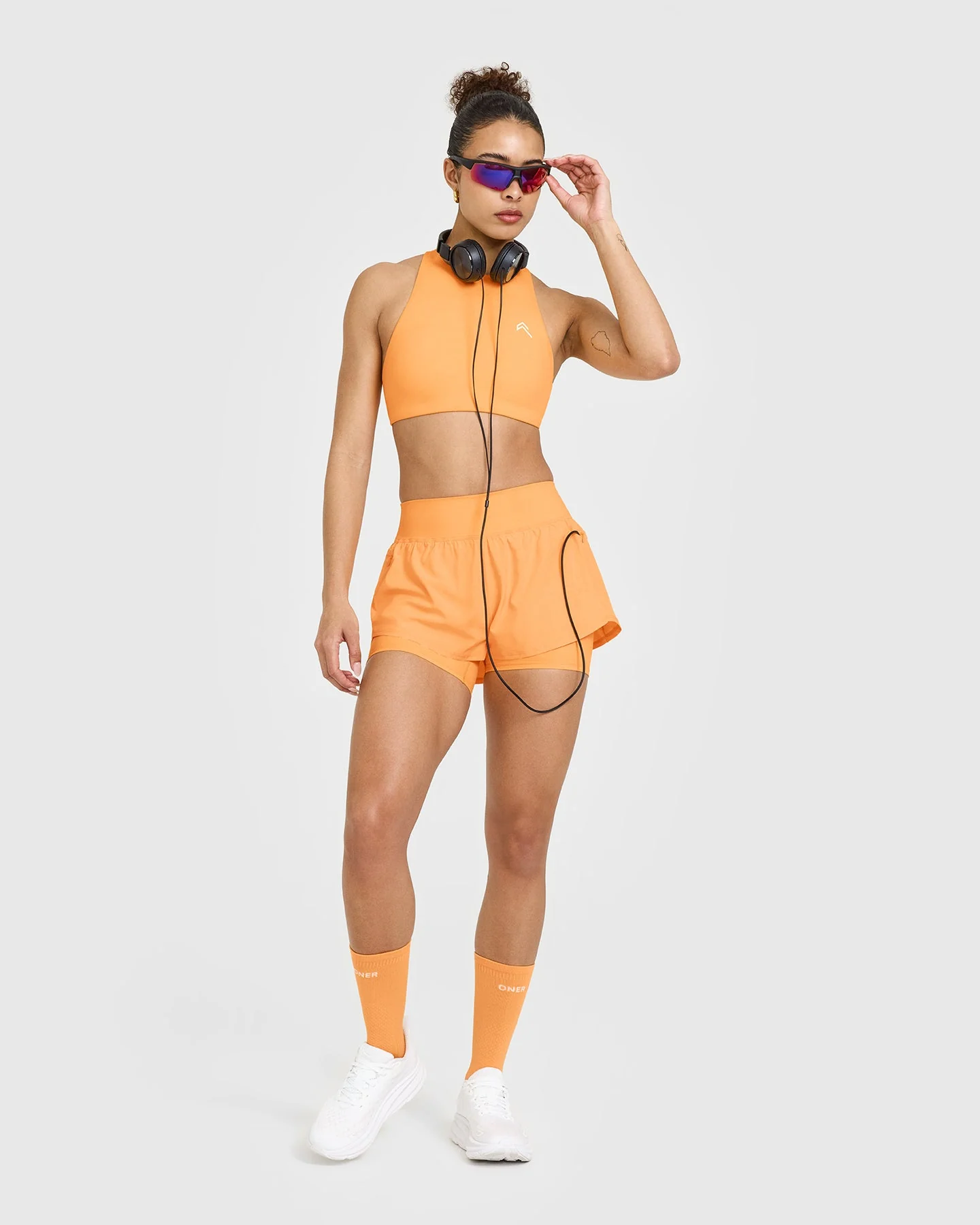 UnifiedMove™ Double Layer Shorts 5" | Powdered Orange - Image 4