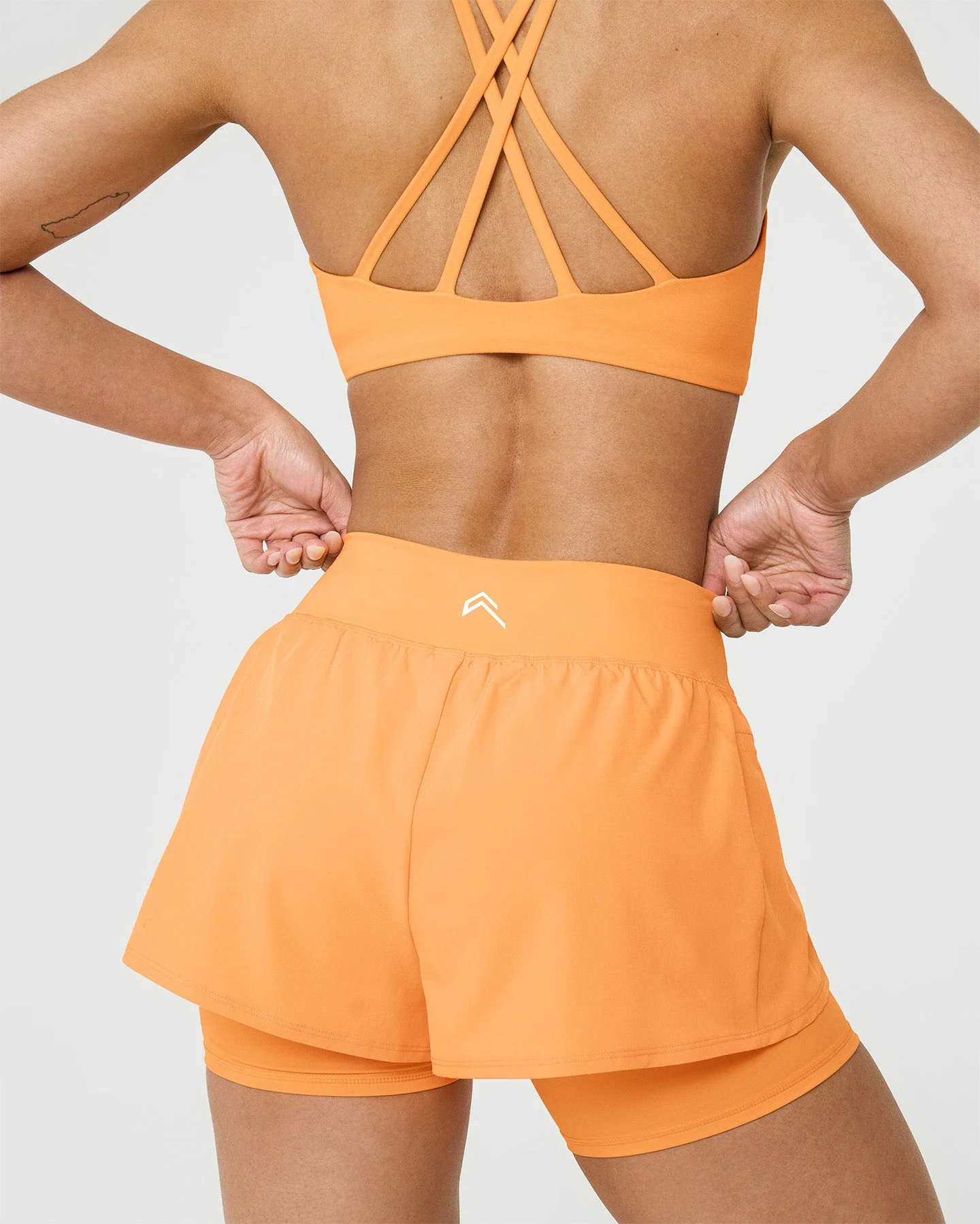 UnifiedMove™ Double Layer Shorts 5" | Powdered Orange - Image 5