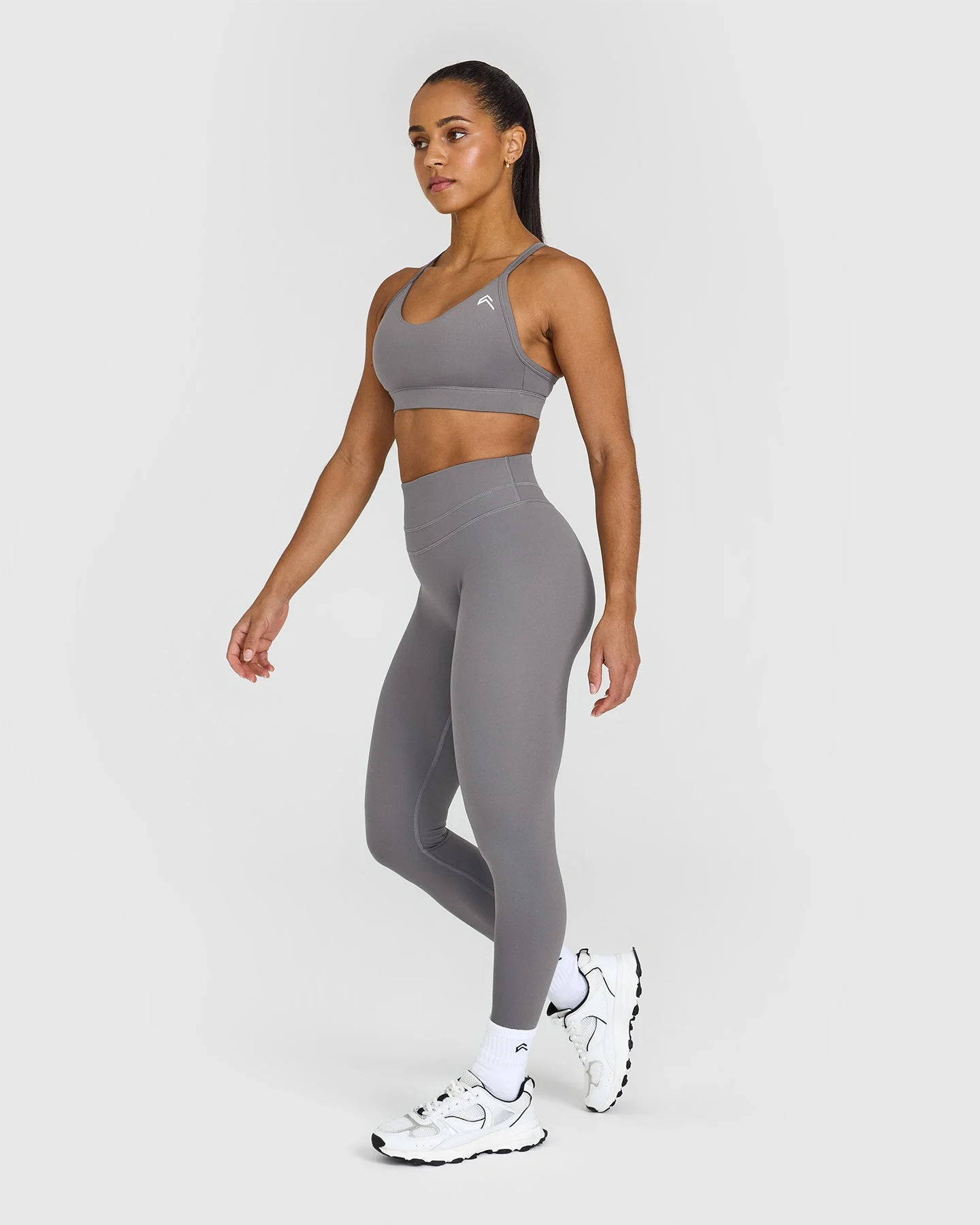 UnifiedMove™ High Waisted Leggings | Ash Grey - Image 3