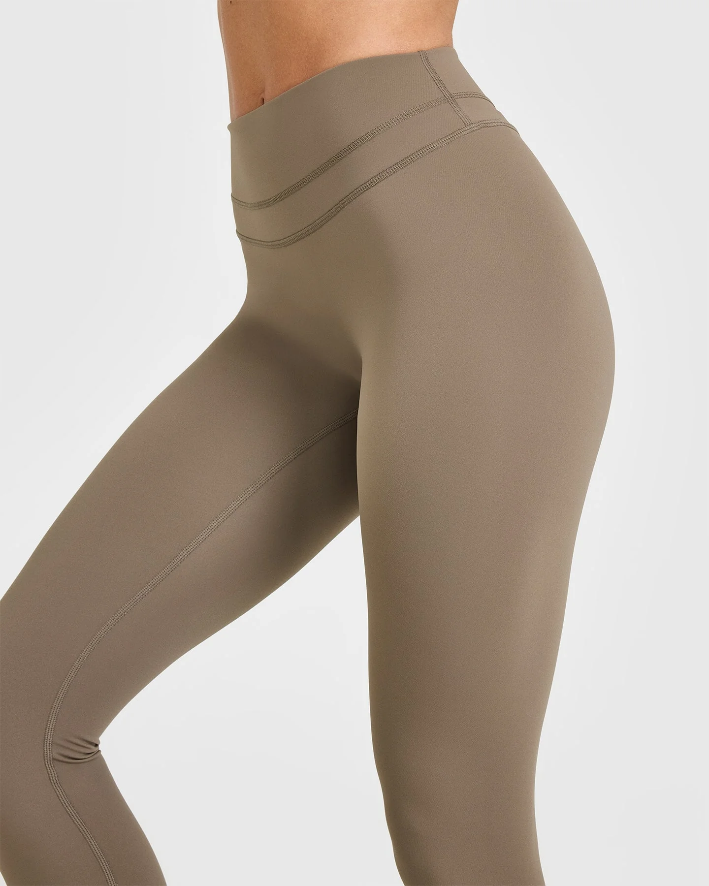 UnifiedMove™ High Waisted Leggings | Moss Brown - Image 4