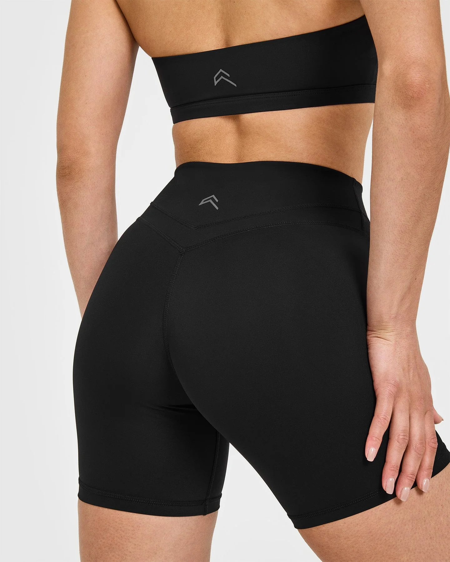 UnifiedMove™ High Waisted Shorts 6" | Black - Image 4