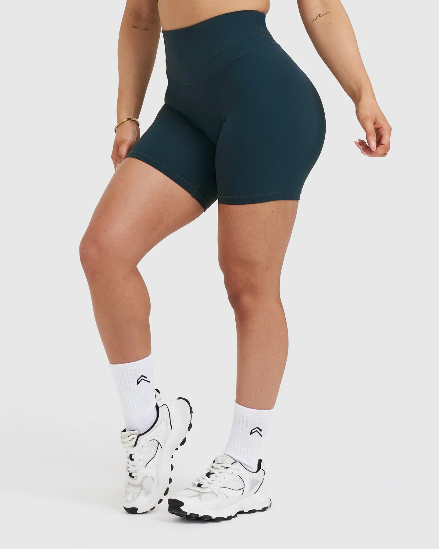 UnifiedMove™ High Waisted Shorts 6" | Oil Blue - Image 3