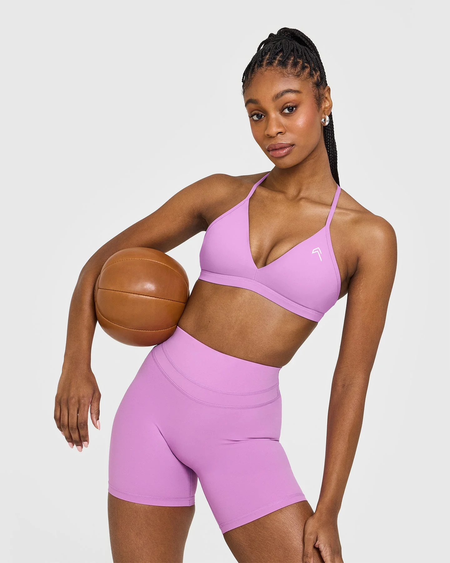 UnifiedMove™ High Waisted Shorts 6" | Orchid Purple - Image 6