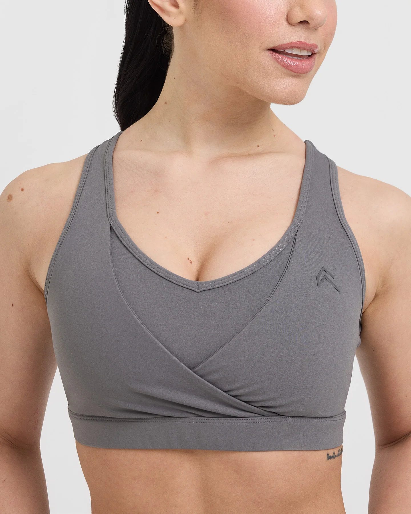 UnifiedMove™ Layered Sports Bra | Ash Grey - Image 4