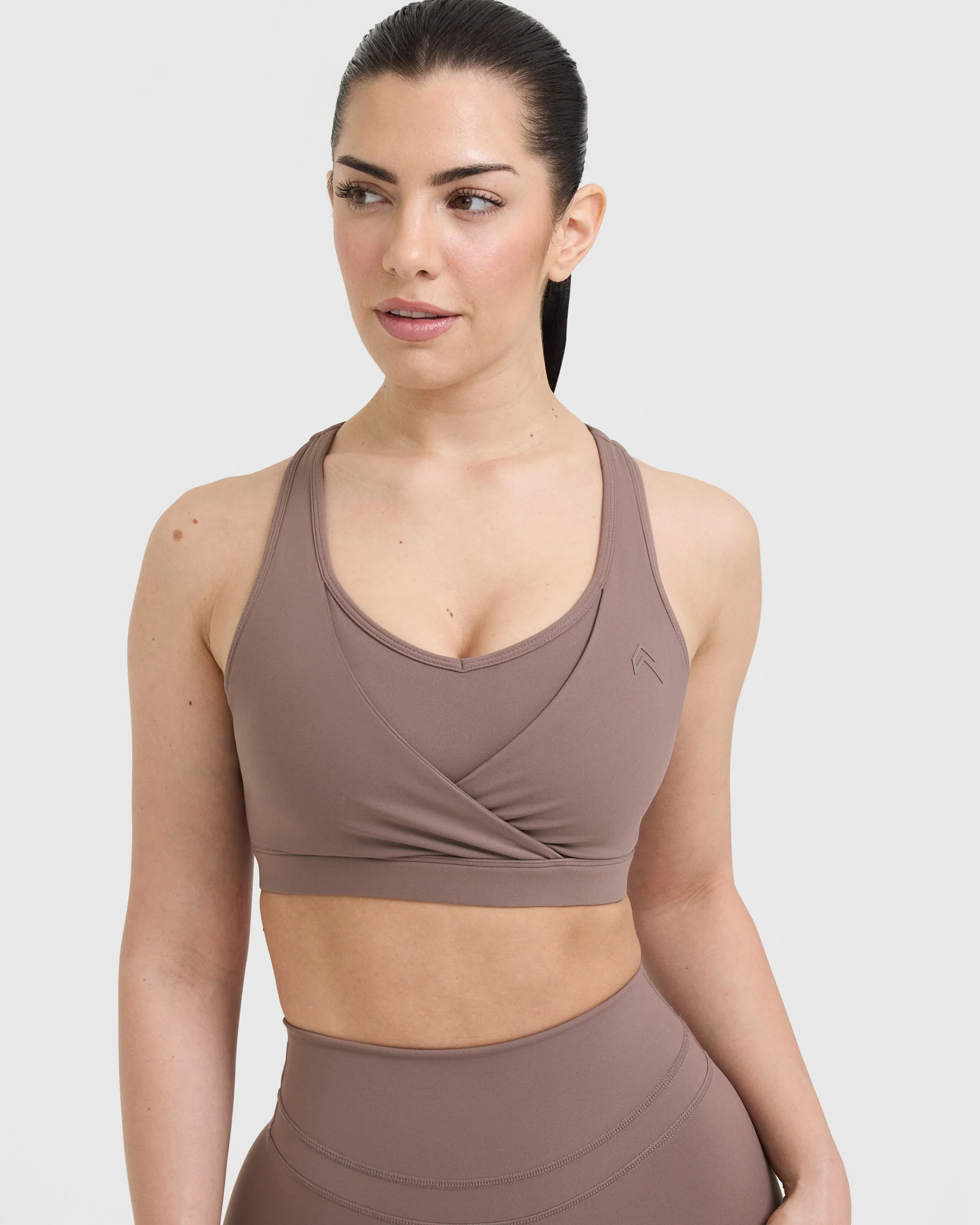 UnifiedMove™ Layered Sports Bra | Cool Brown - Image 4