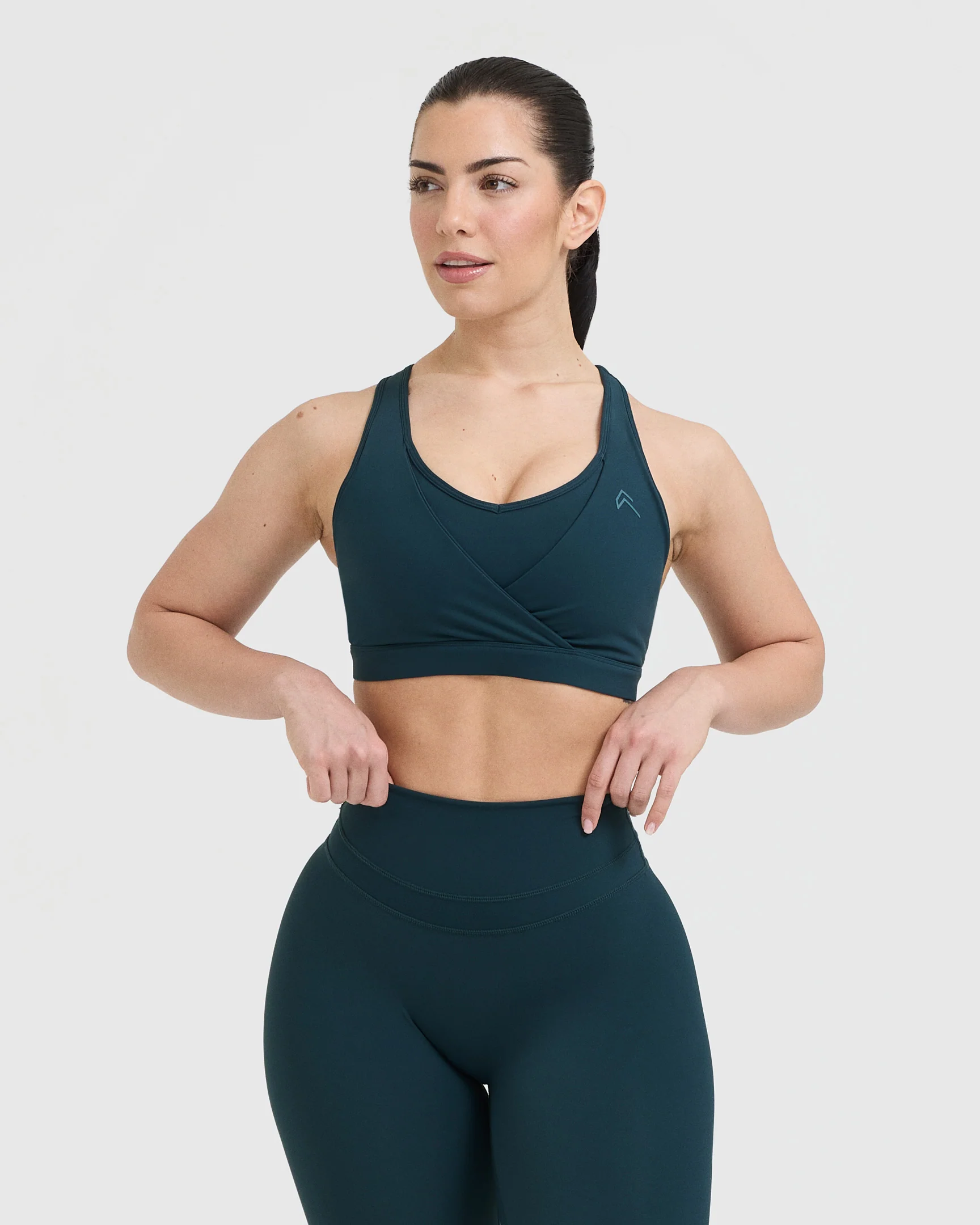 UnifiedMove™ Layered Sports Bra | Oil Blue
