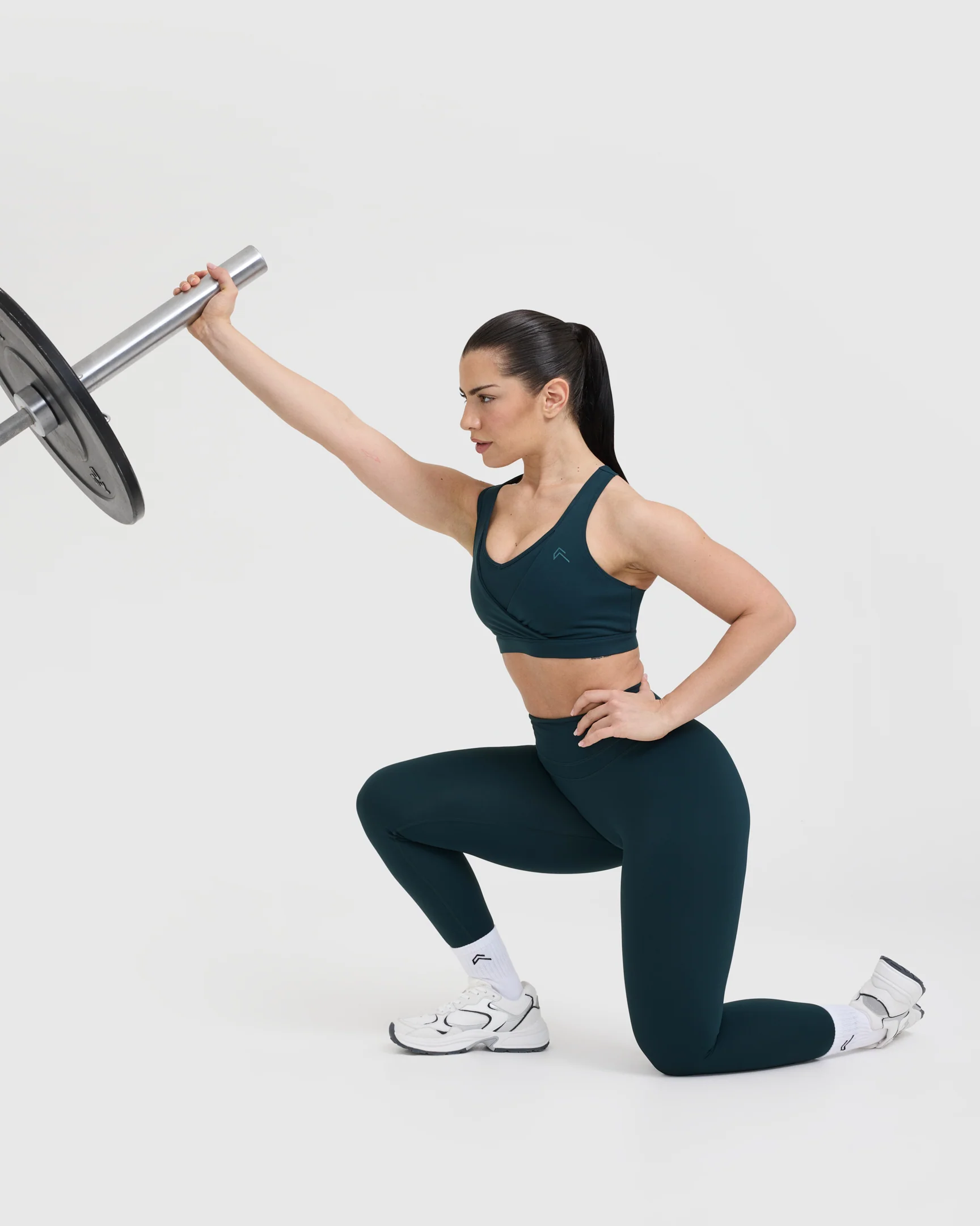 UnifiedMove™ Layered Sports Bra | Oil Blue - Image 6
