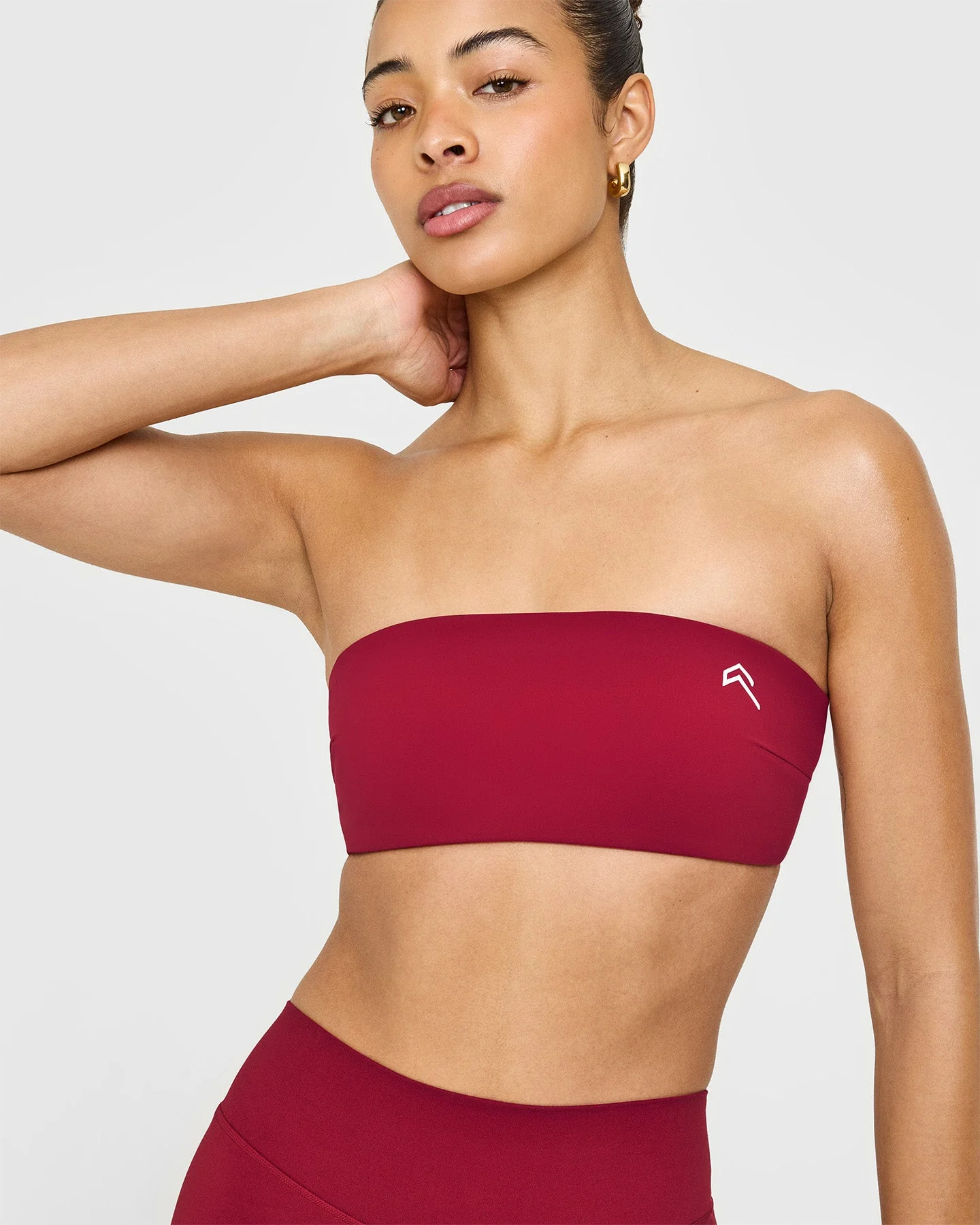 UnifiedMove™ Micro Bandeau Bralette | Ruby Red - Image 5