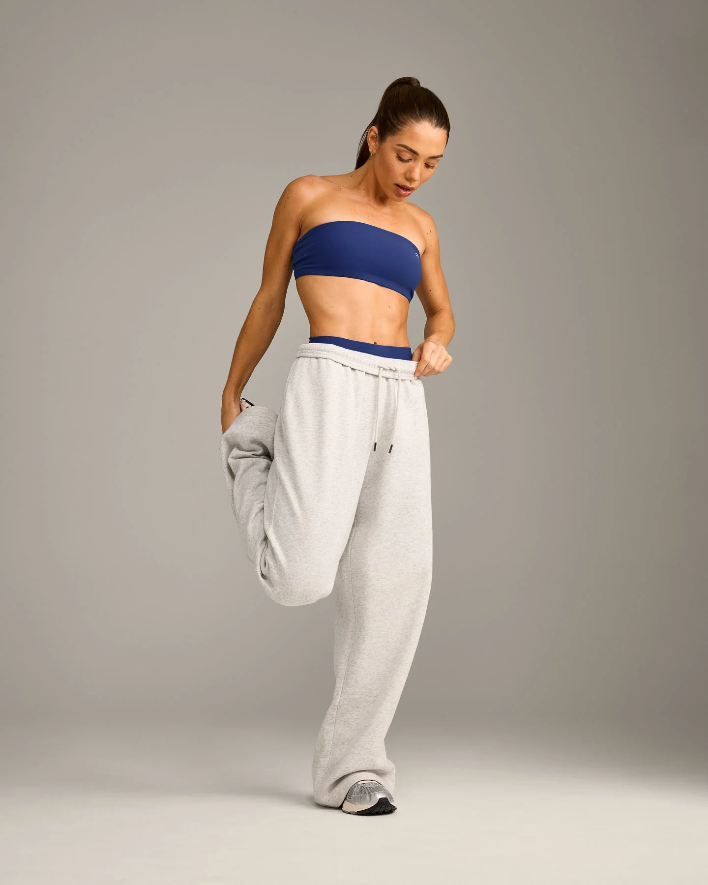 UnifiedMove™ Micro Bandeau Bralette with Reflective Logo | Varsity Blue - Image 3