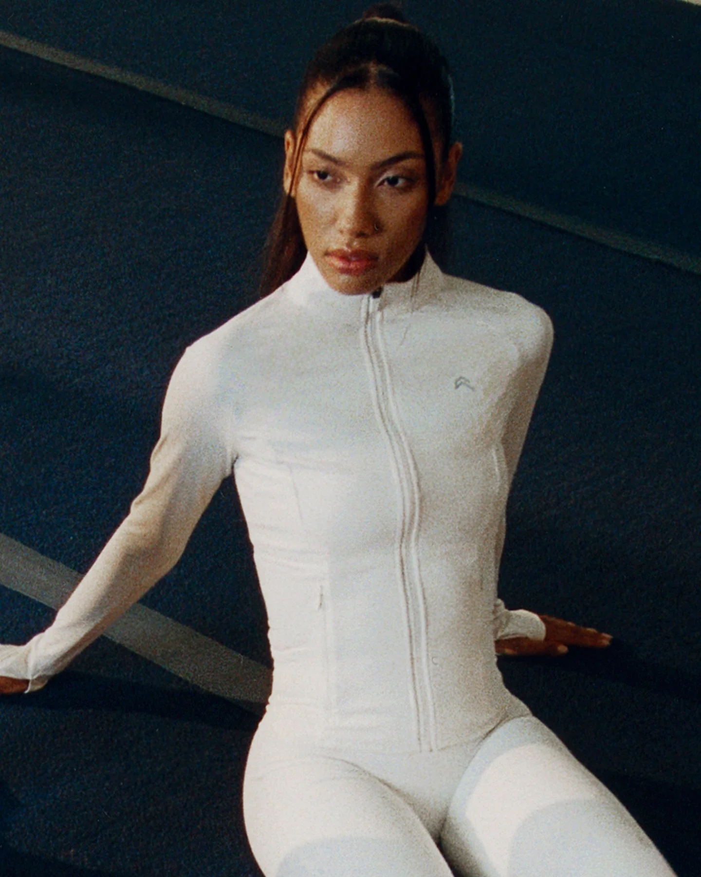 UnifiedMove™ Pocket Jacket with Reflective Logo | Marshmallow White - Image 2
