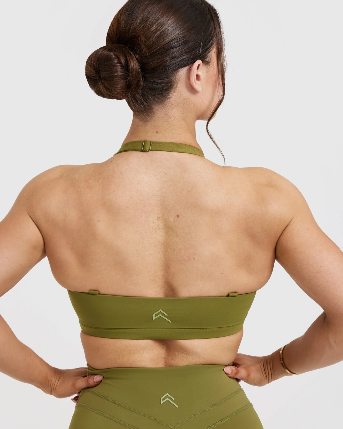 UnifiedMove™ Twist Sports Bra | Olive Green - Image 5